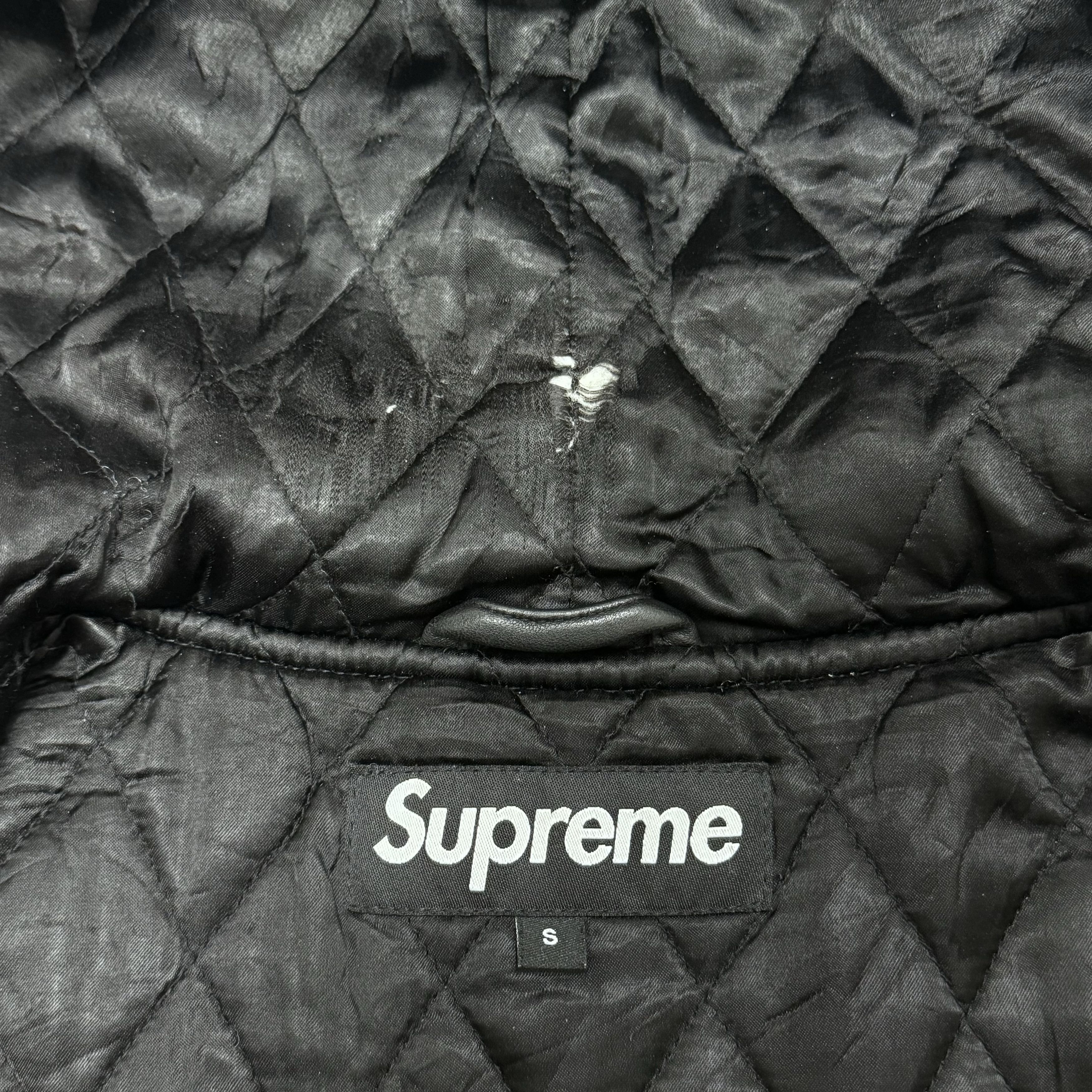 Supreme 16FW Supreme Court Card Hooded Leather Jacket Size US S / EU 44-46 / 1 - 11 Thumbnail