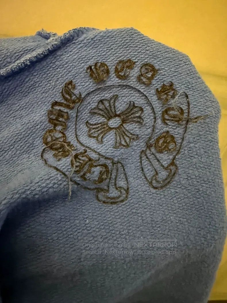 Chrome Hearts CHROME HEARTS Size S Blue hoodie Size US S / EU 44-46 / 1 - 6 Thumbnail