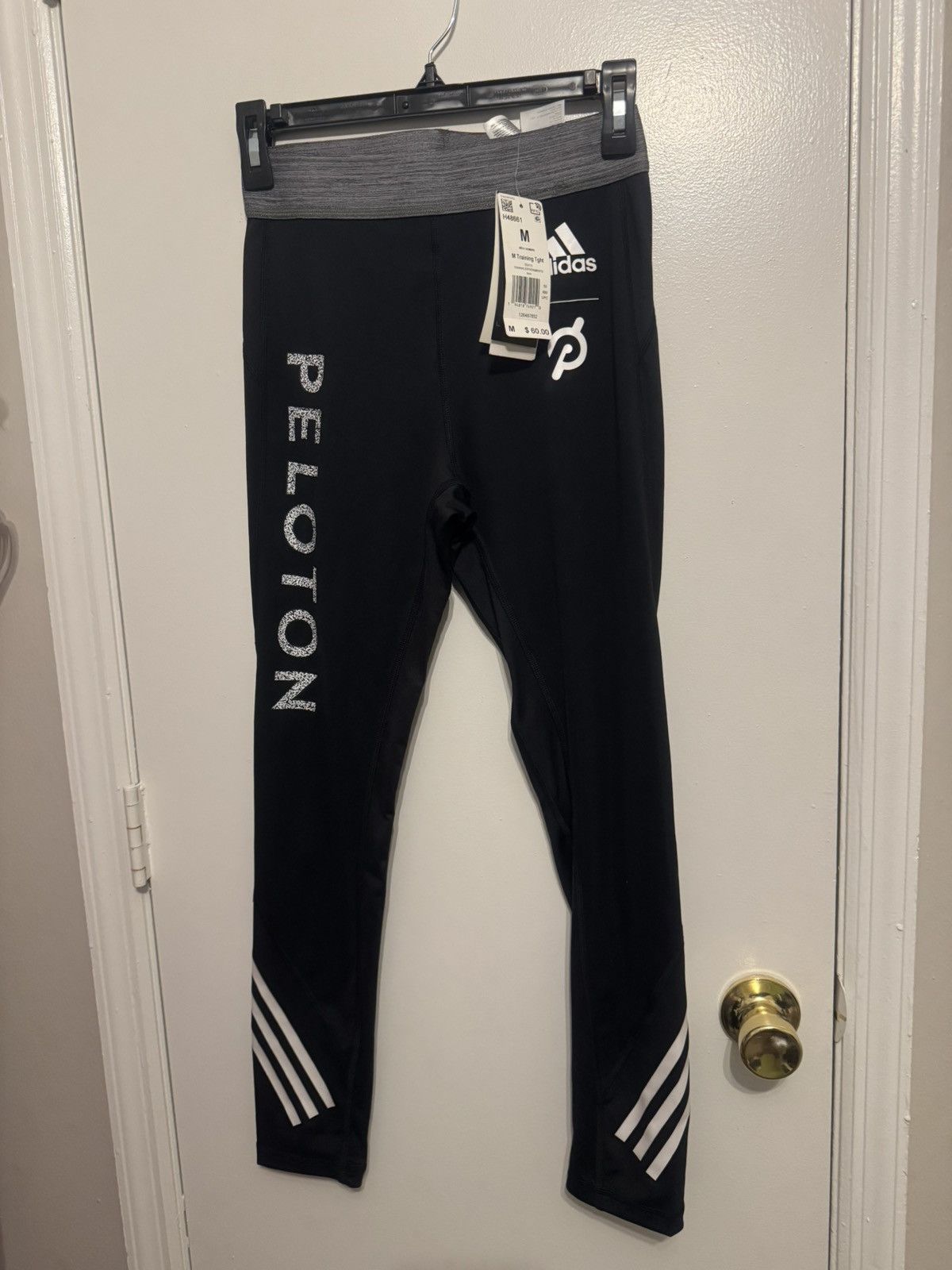 Adidas Adidas x Peloton black athletic leggings Men Size Medium Size US 27 - 1 Thumbnail