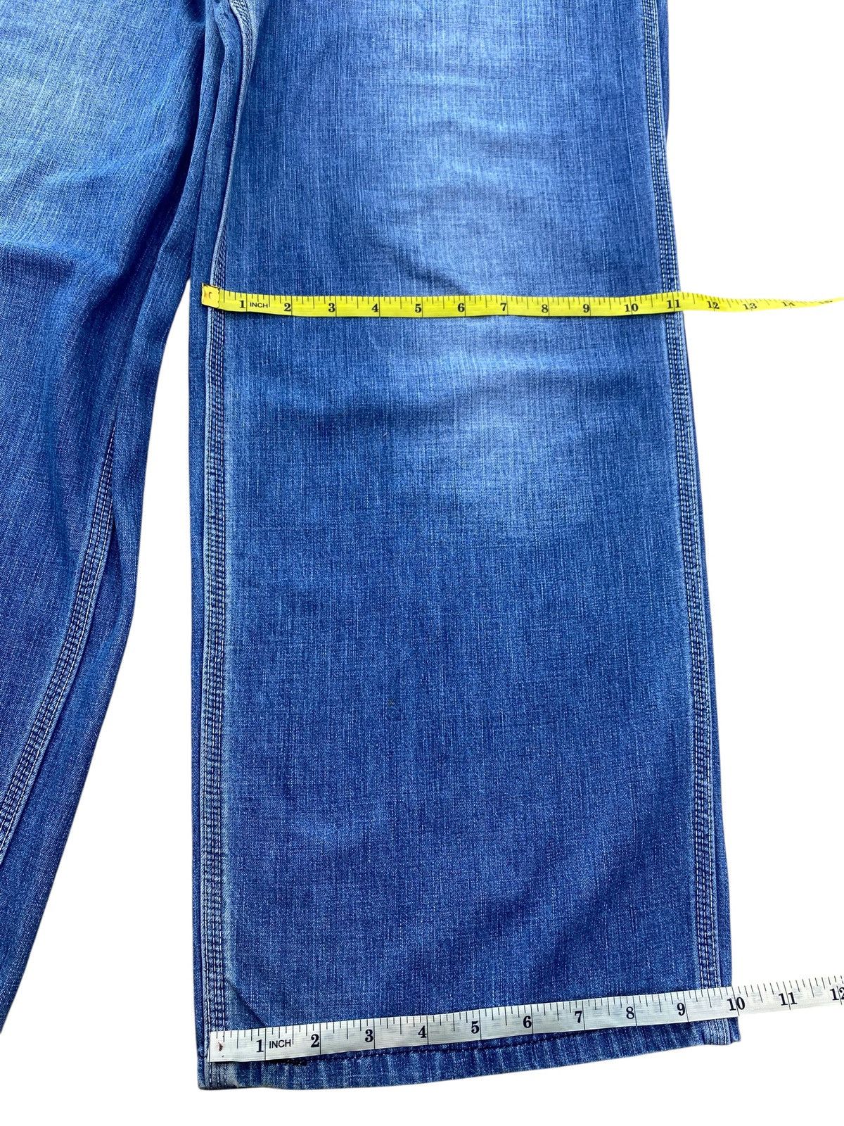 Other Japanese Brand Buckle Back Style Baggy Jeans Size US 33 - 12 Thumbnail
