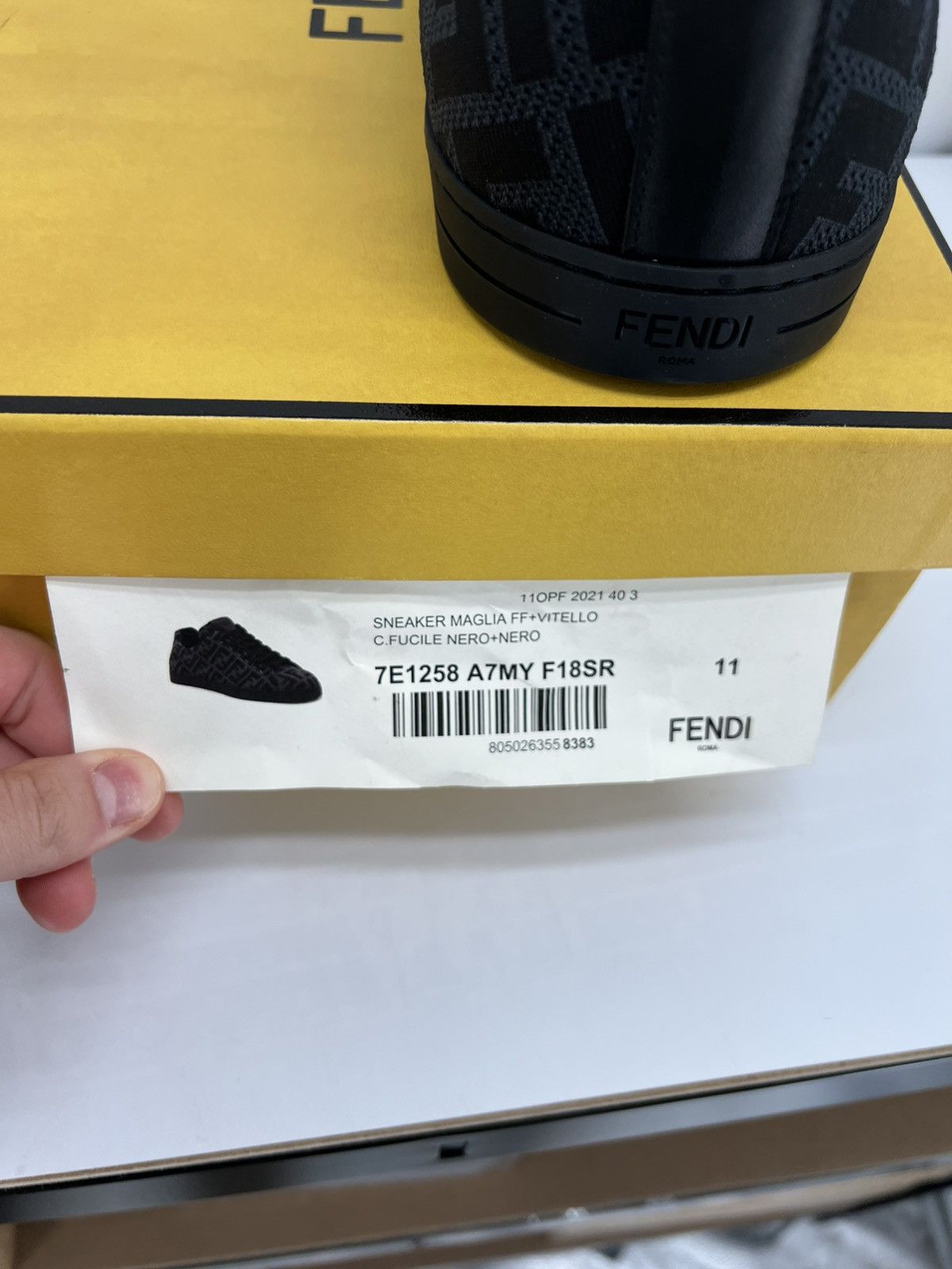 Fendi Fendi Fabric Low Top sneakers eu 45 Size US 12 / EU 45 - 6 Thumbnail