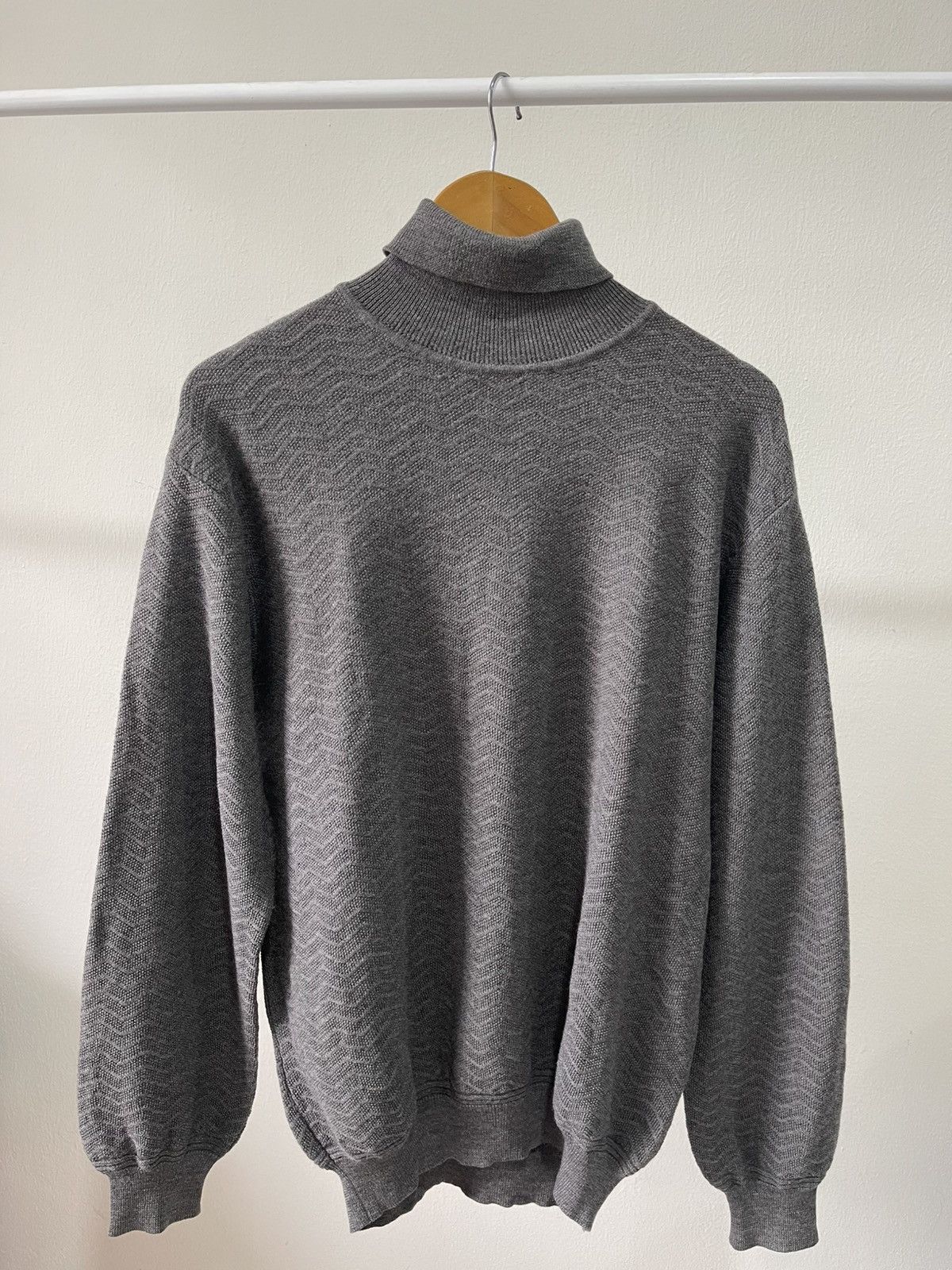 Brioni Brioni Lana Wool Extrafine Knitwear Size US M / EU 48-50 / 2 - 2 Thumbnail