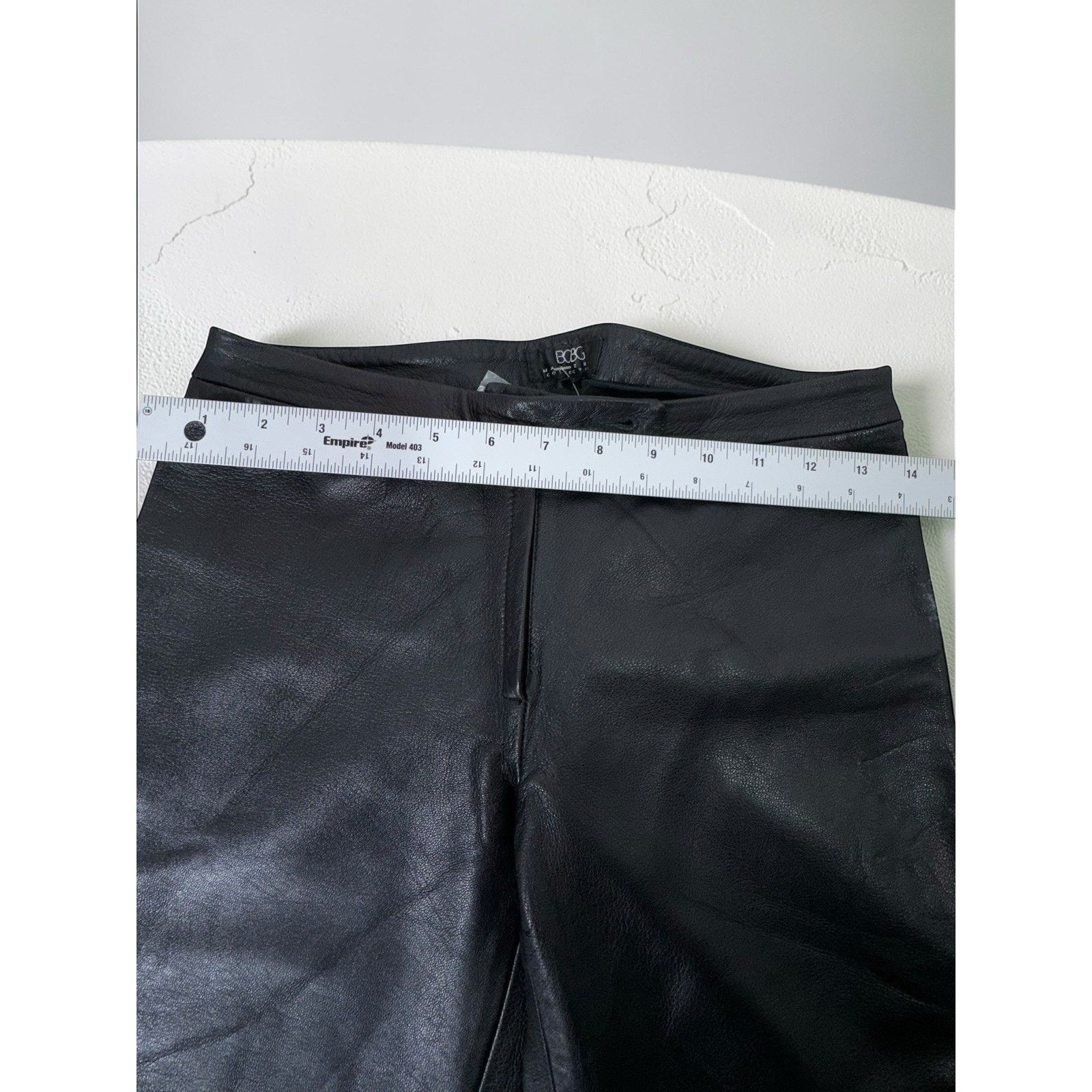 Bcbgmaxazria BCBG Maxazria Leather pants, black, women’s size 2 Size 26" / US 2 / IT 38 - 3 Thumbnail