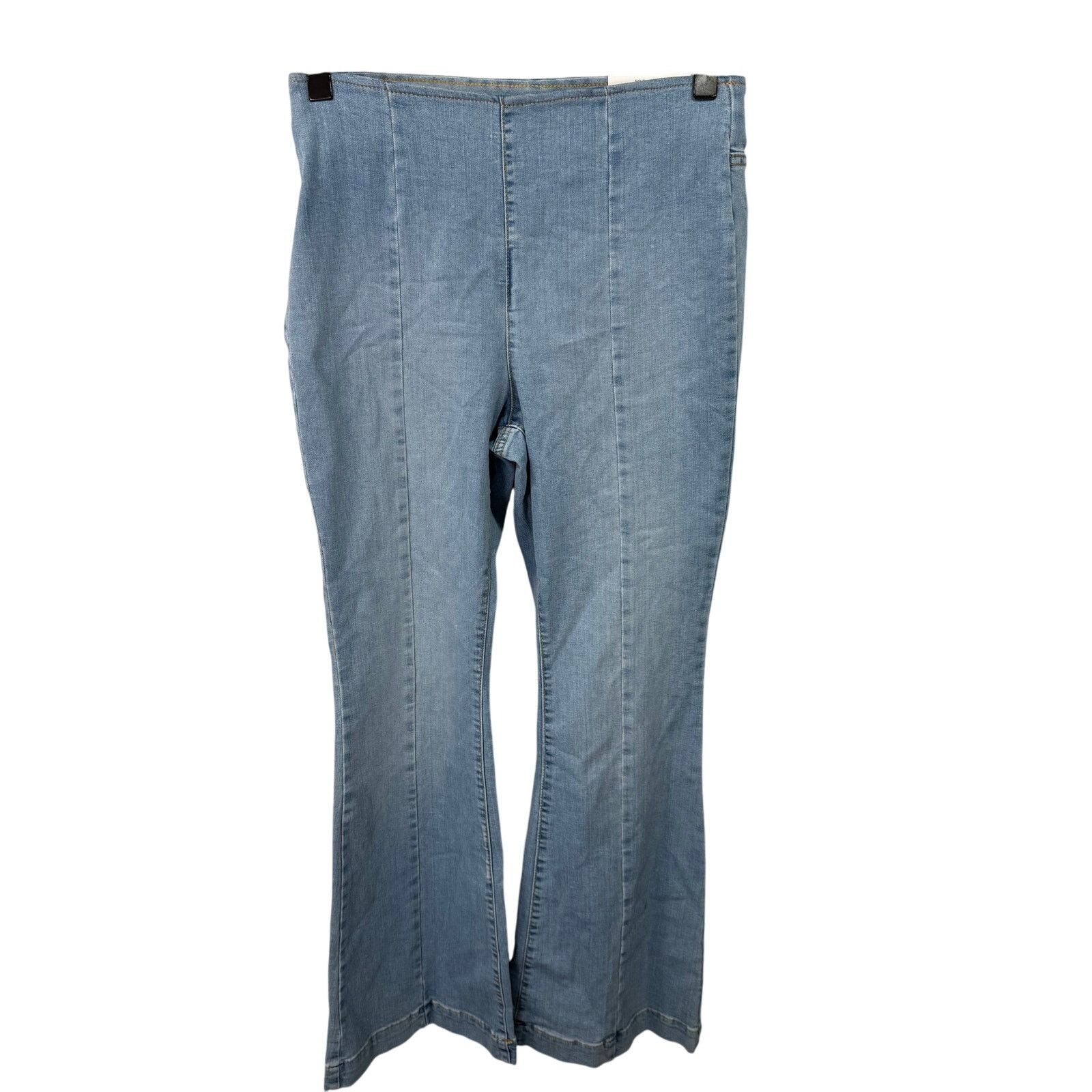 Macys INC International Concepts Jeans 10 Pull On Flare NEW # G620 Size 32" / US 10 / IT 46 - 8 Thumbnail