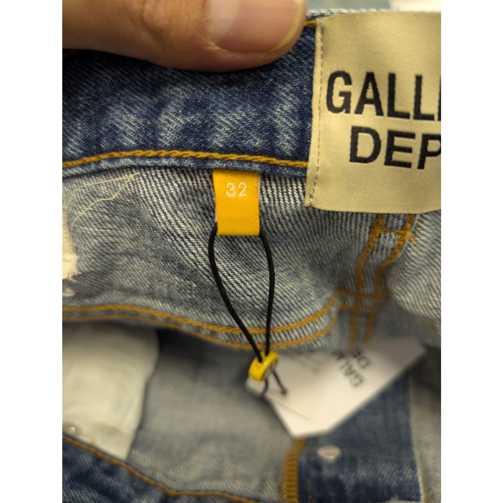 Gallery Dept. o1rshd1 Q:2 / Selvedge Denim Indigo Jean Pants in Blue 32x34 Size US 32 / EU 48 - 15 Thumbnail