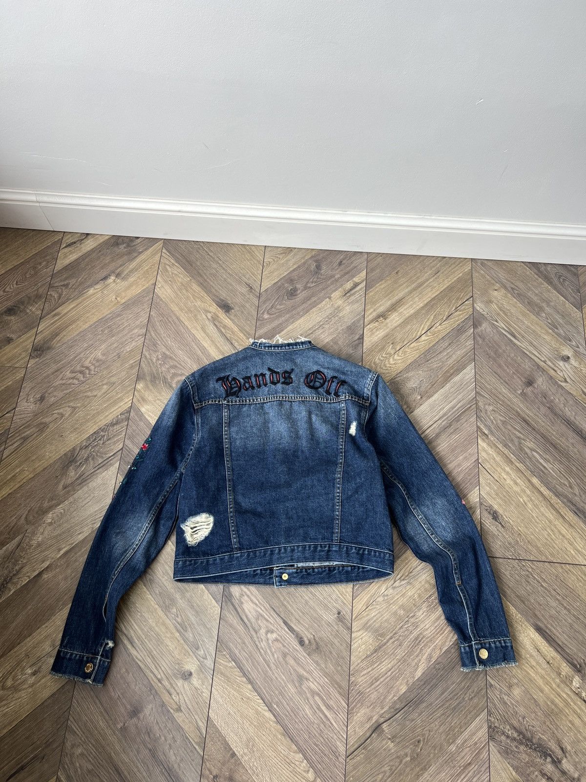 Juicy Couture Vintage RARE Juicy Couture Black Label Denim Jacket Size XS / US 0-2 / IT 36-38 - 14 Thumbnail