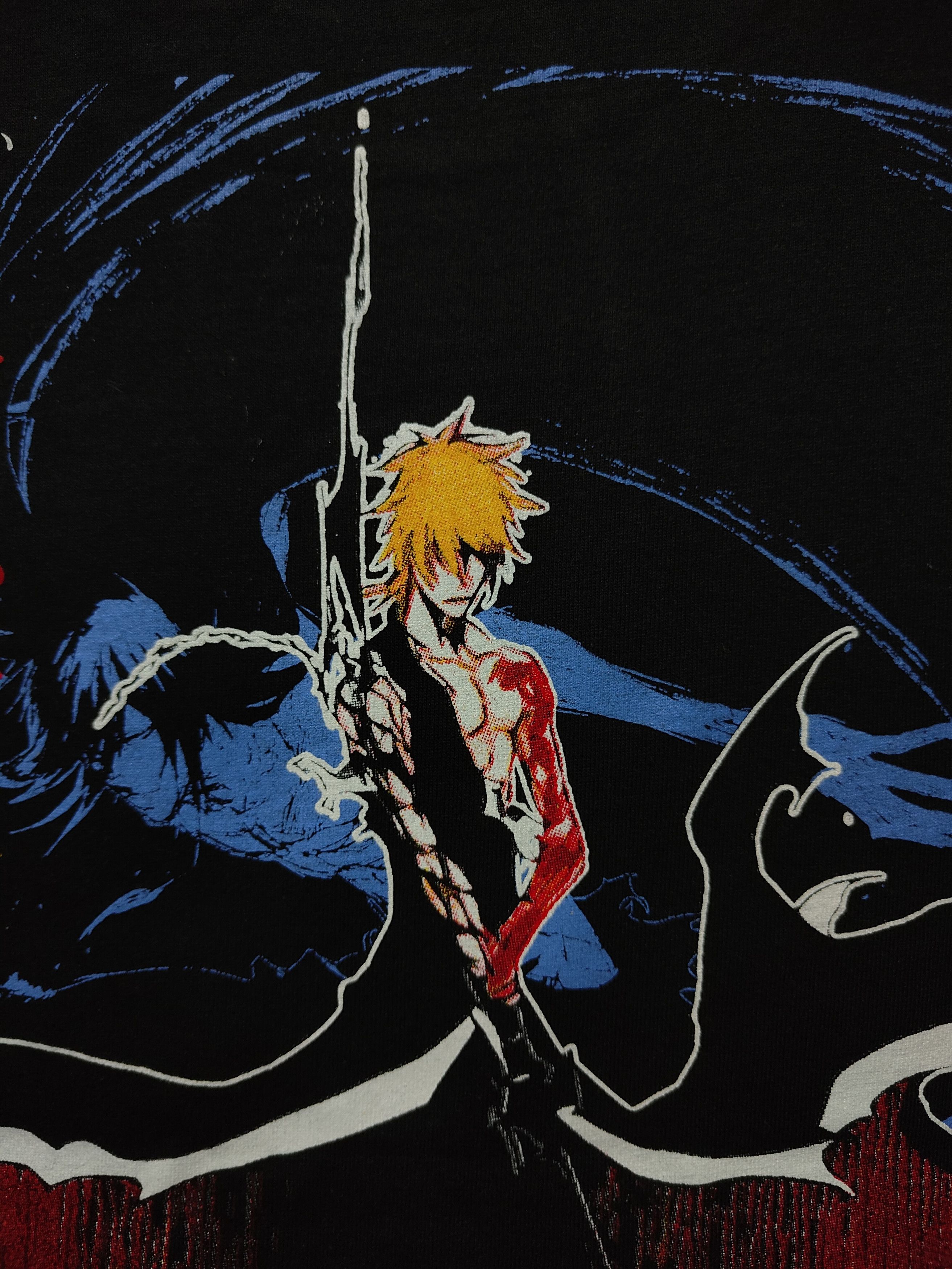 Anime Bleach Kurosaki Ichigo Hollowfied T-shirt Size US XL / EU 56 / 4 - 6 Thumbnail