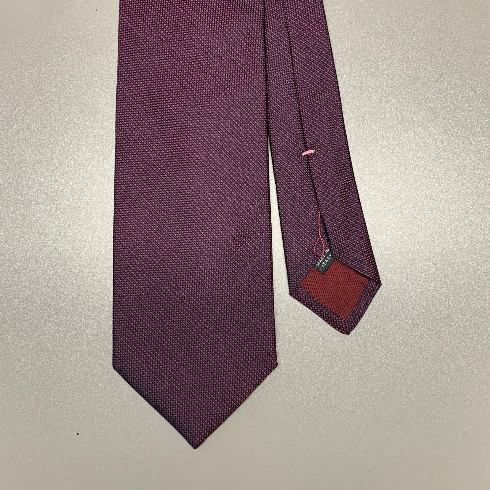 Other BORRELLI Navy Red Geometric Silk Tie Size ONE SIZE - 1 Thumbnail