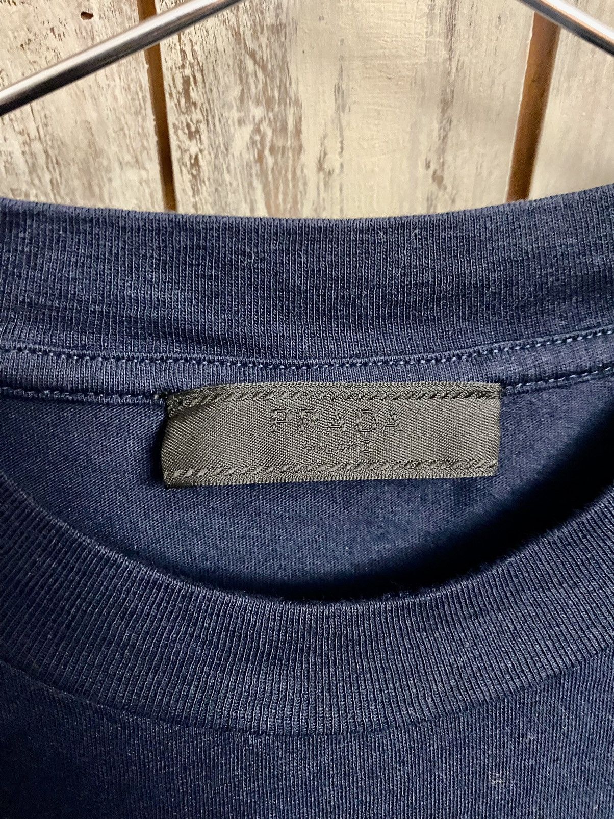 Prada prada men blue printed t-shirt S Size US S / EU 44-46 / 1 - 3 Thumbnail