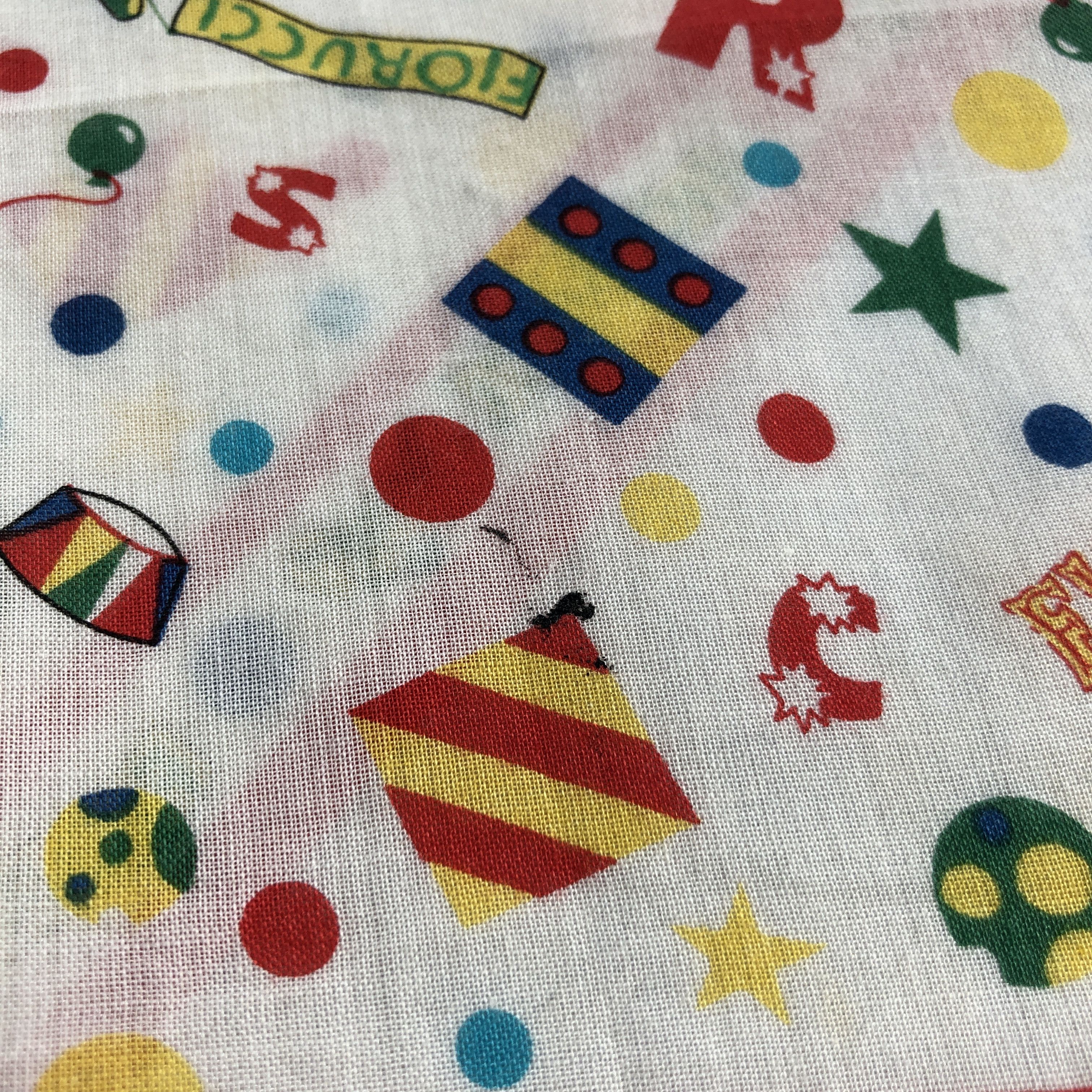 Fiorucci × Vintage Fiorucci Floral Handkerchief Neckerchief Bandana H2577 Size ONE SIZE - 10 Thumbnail