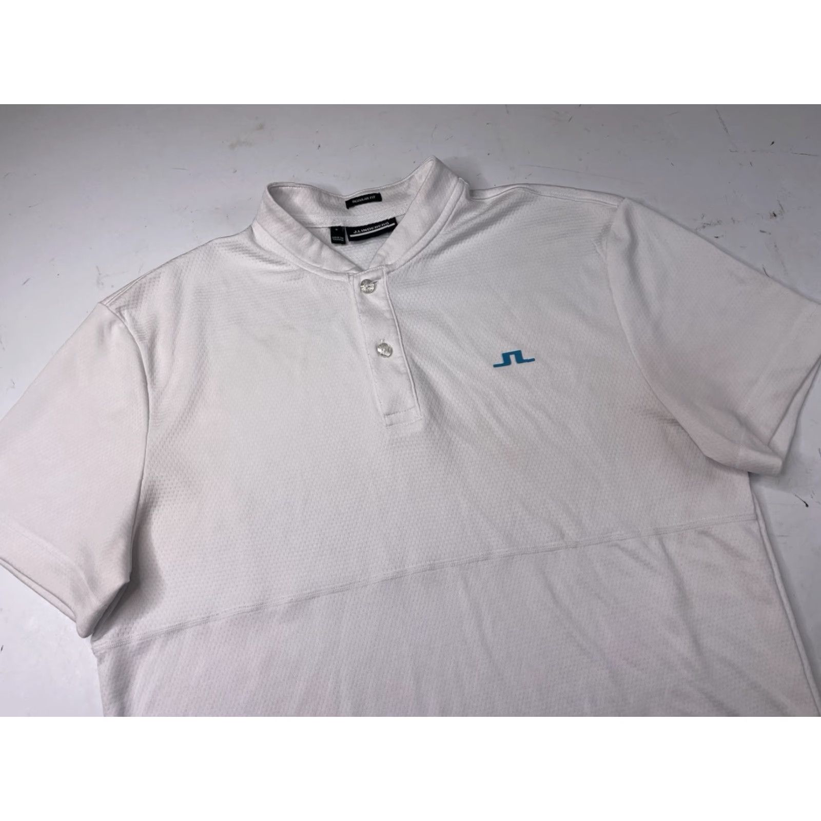 J.Lindeberg J.Lindeberg Jordan Golf Polo Shirt Jersey White Short Sleeve Golf Men’s Small Shirt Size US S / EU 44-46 / 1 - 2 Thumbnail
