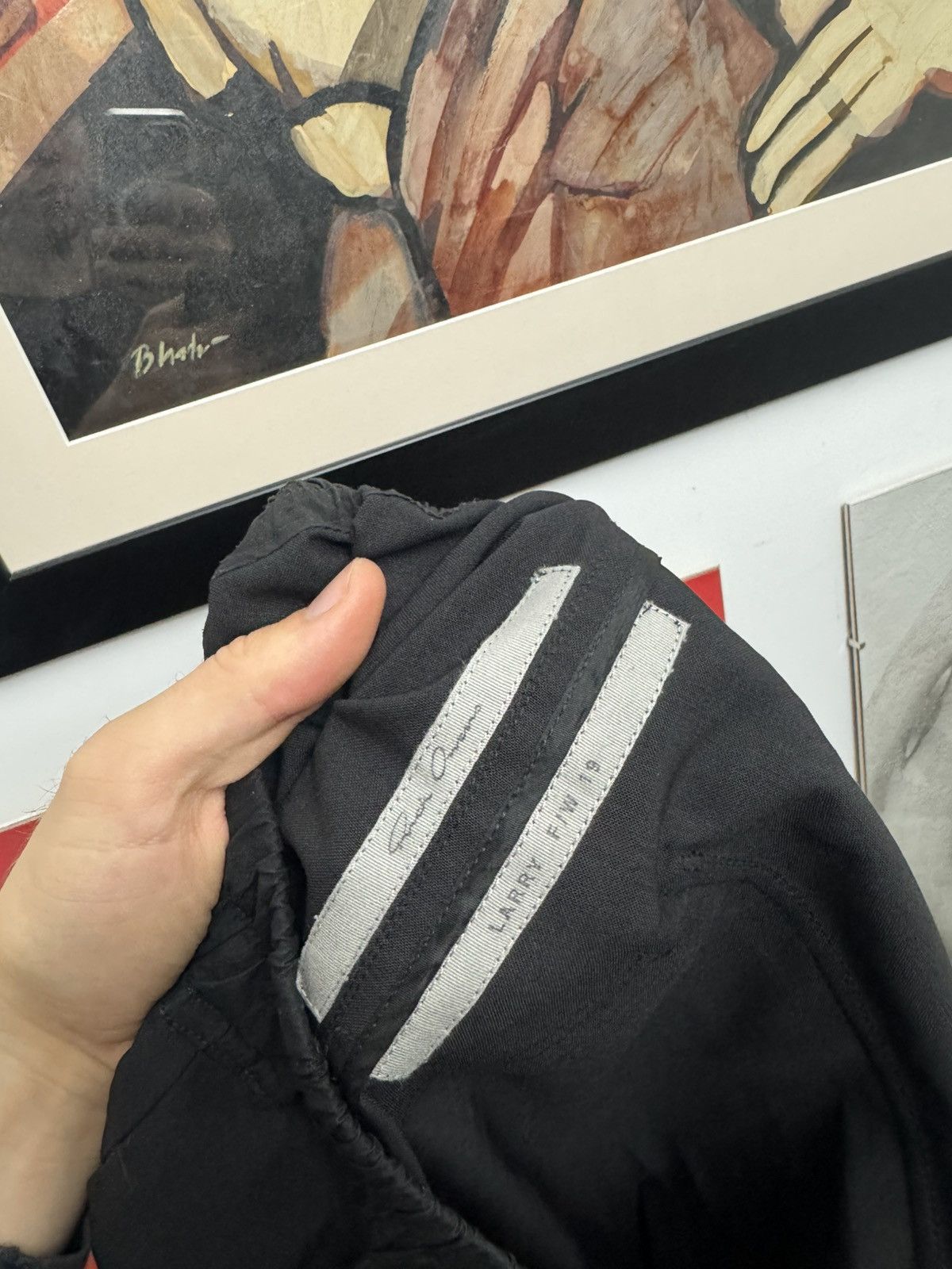 Rick Owens Rick Owens Larry Designer Wool Cropped Pant Avant Garde Size US 32 / EU 48 - 3 Thumbnail