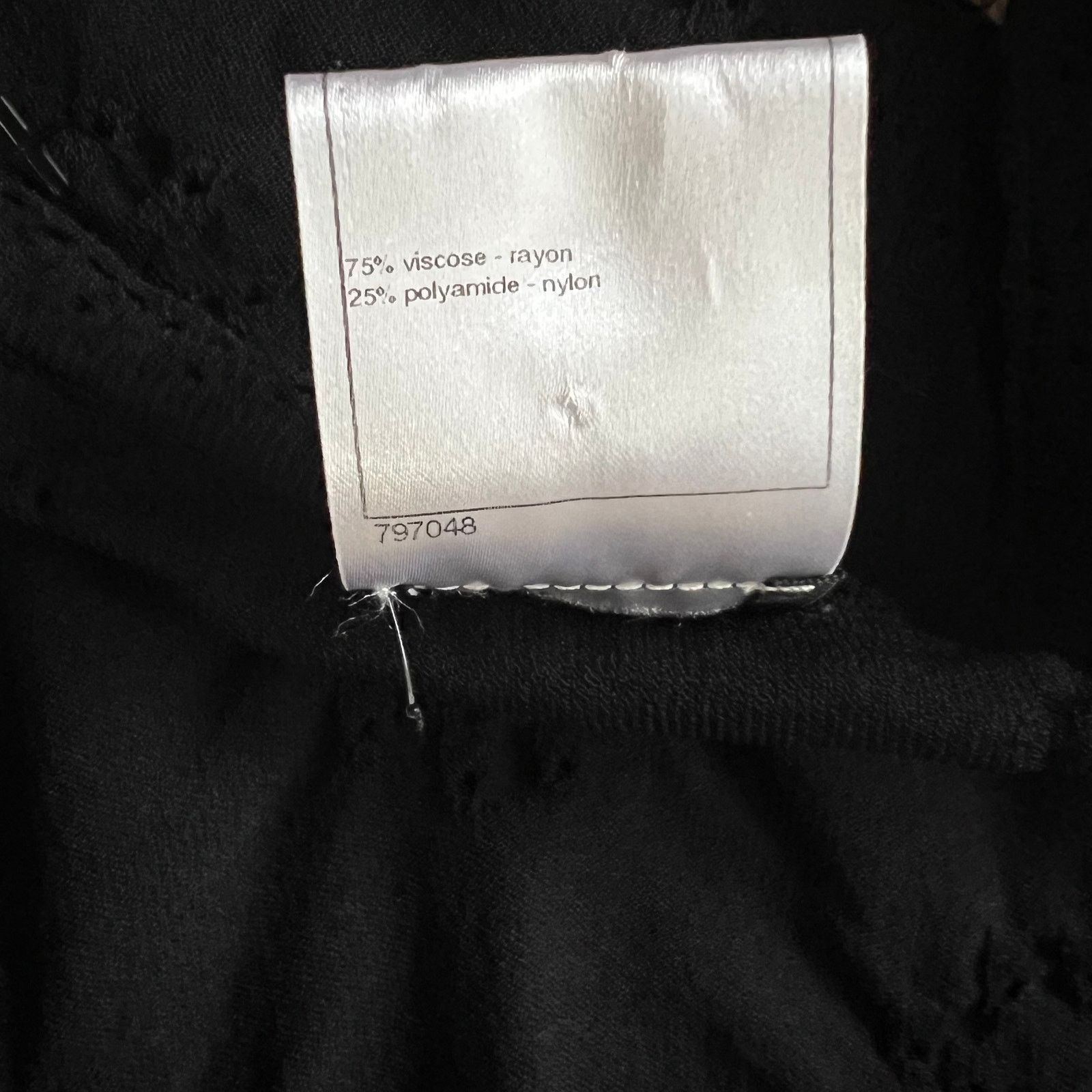 Chanel Chanel Black Shift Mini Dress, L/US10/FR42 Size L / US 10 / IT 46 - 13 Thumbnail