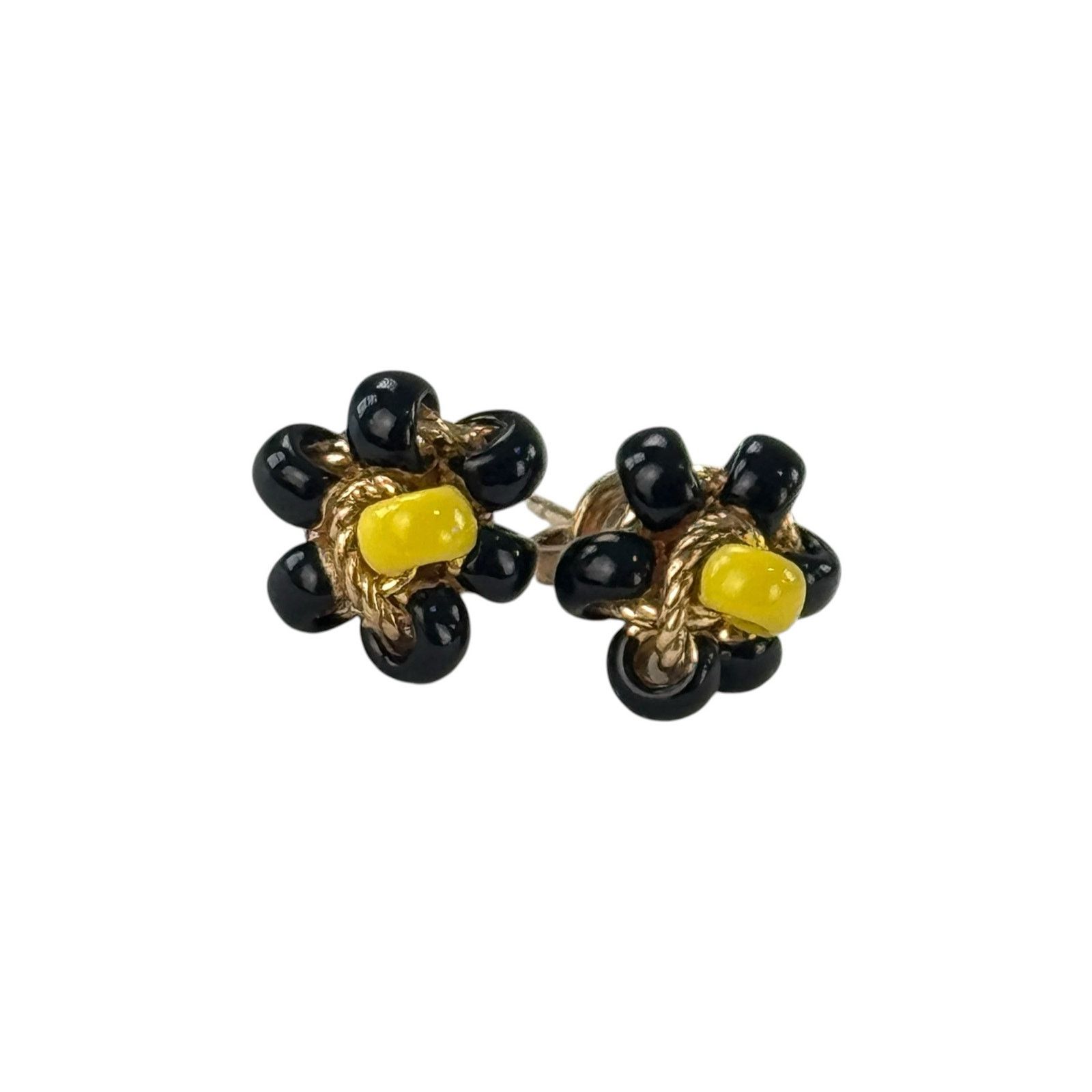 Bottega Veneta Bottega Veneta Beaded Flower Earrings Size ONE SIZE - 1 Thumbnail