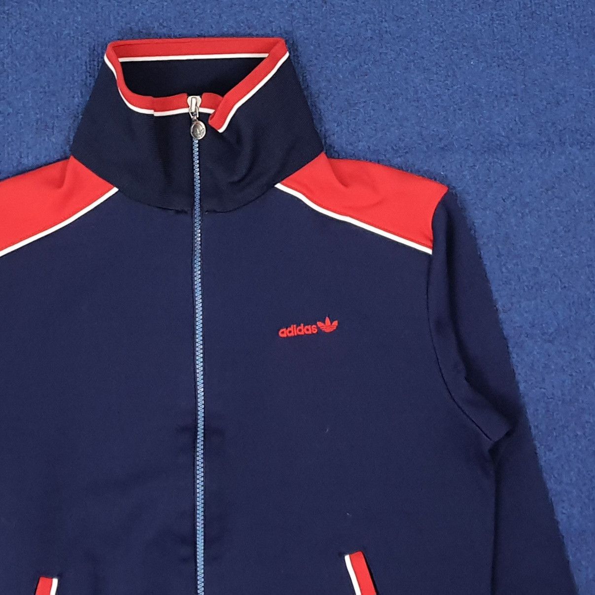 Vintage Vintage 90s Adidas Running Full Zipper Sweater C271N19 Size US S / EU 44-46 / 1 - 2 Thumbnail