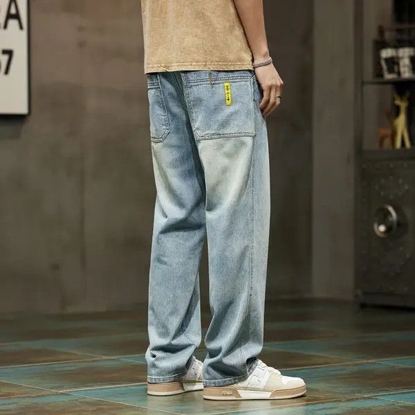 VIBE Wide Leg Jeans Men Baggy Pants Size US 35 - 4 Thumbnail