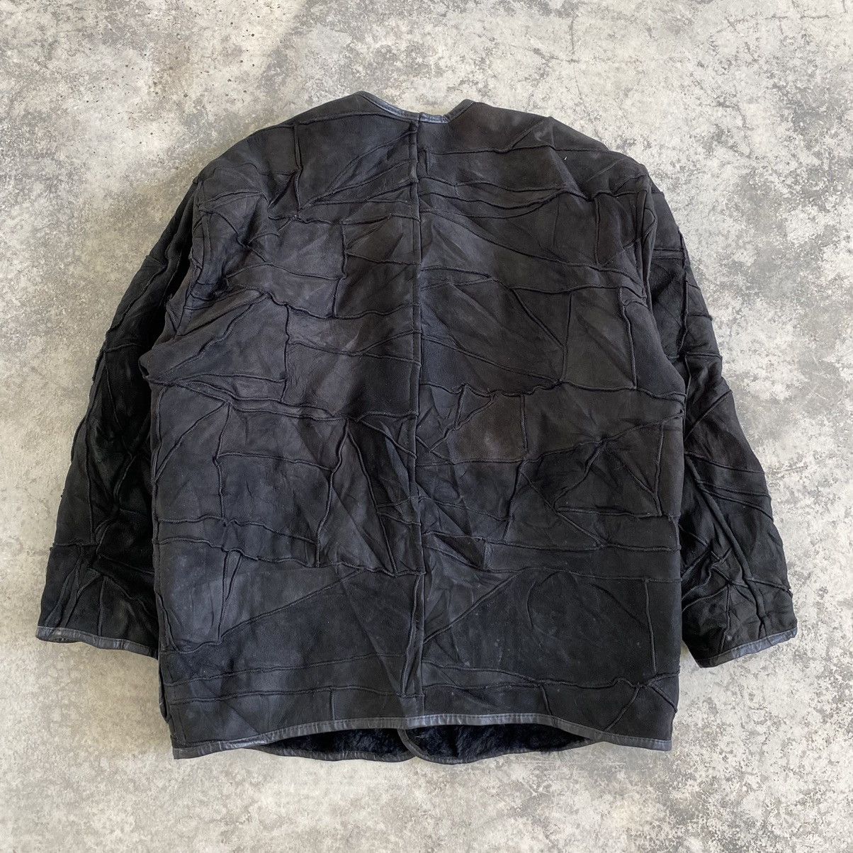 Issey Miyake 1990’s Hai Sporting Gear Shearling Panelled Leather Jacket Size US M / EU 48-50 / 2 - 11 Thumbnail