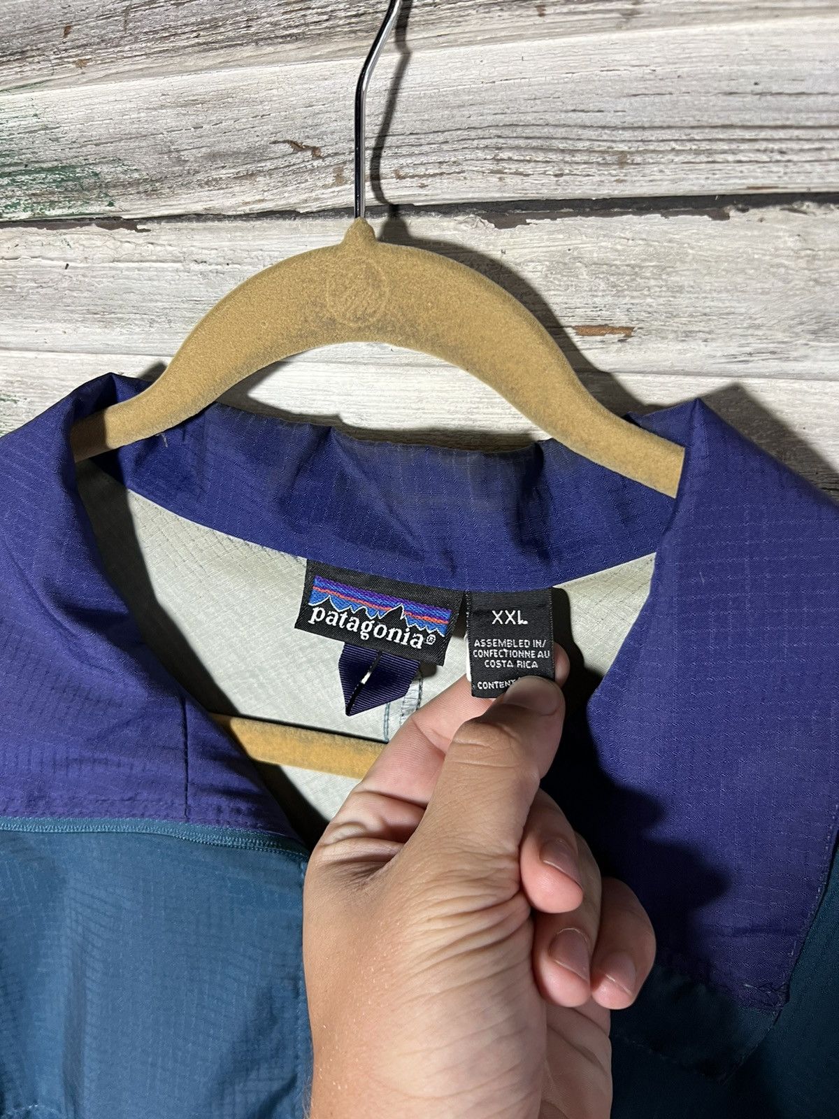 Patagonia × Vintage Vintage Patagonia Windbreaker Size US XXL / EU 58 / 5 - 3 Thumbnail
