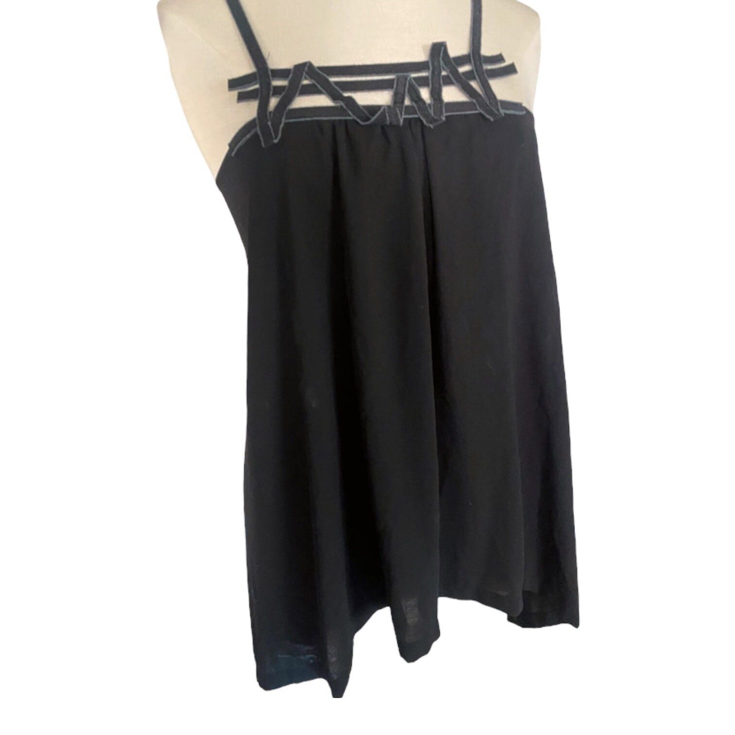 Cop Copine The Cop Copine Asymmetrical Open Back Top Size ONE SIZE - 3 Thumbnail