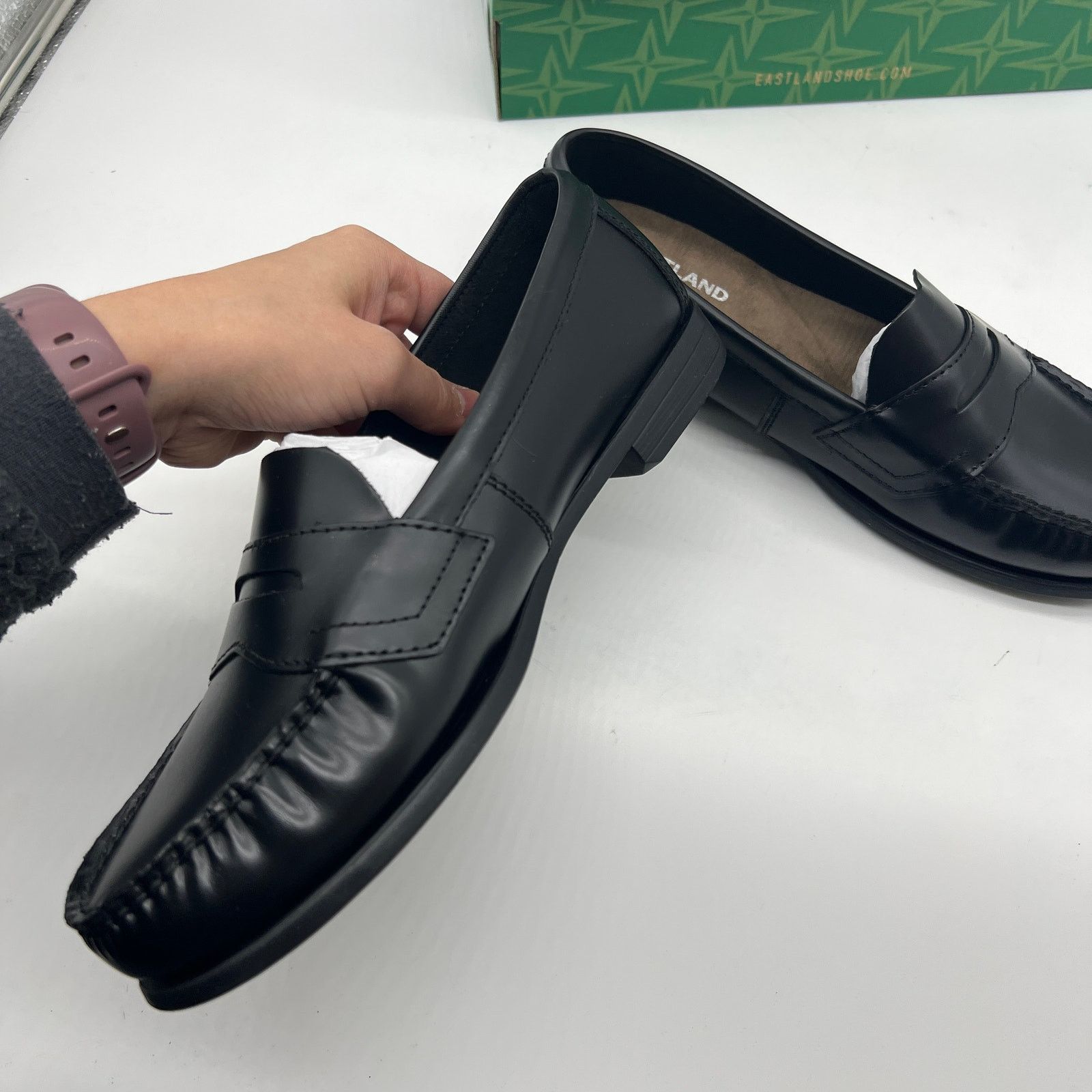 Other Eastland Classic II Black Leather Penny Loafers Size US 7.5 / IT 37.5 - 6 Thumbnail