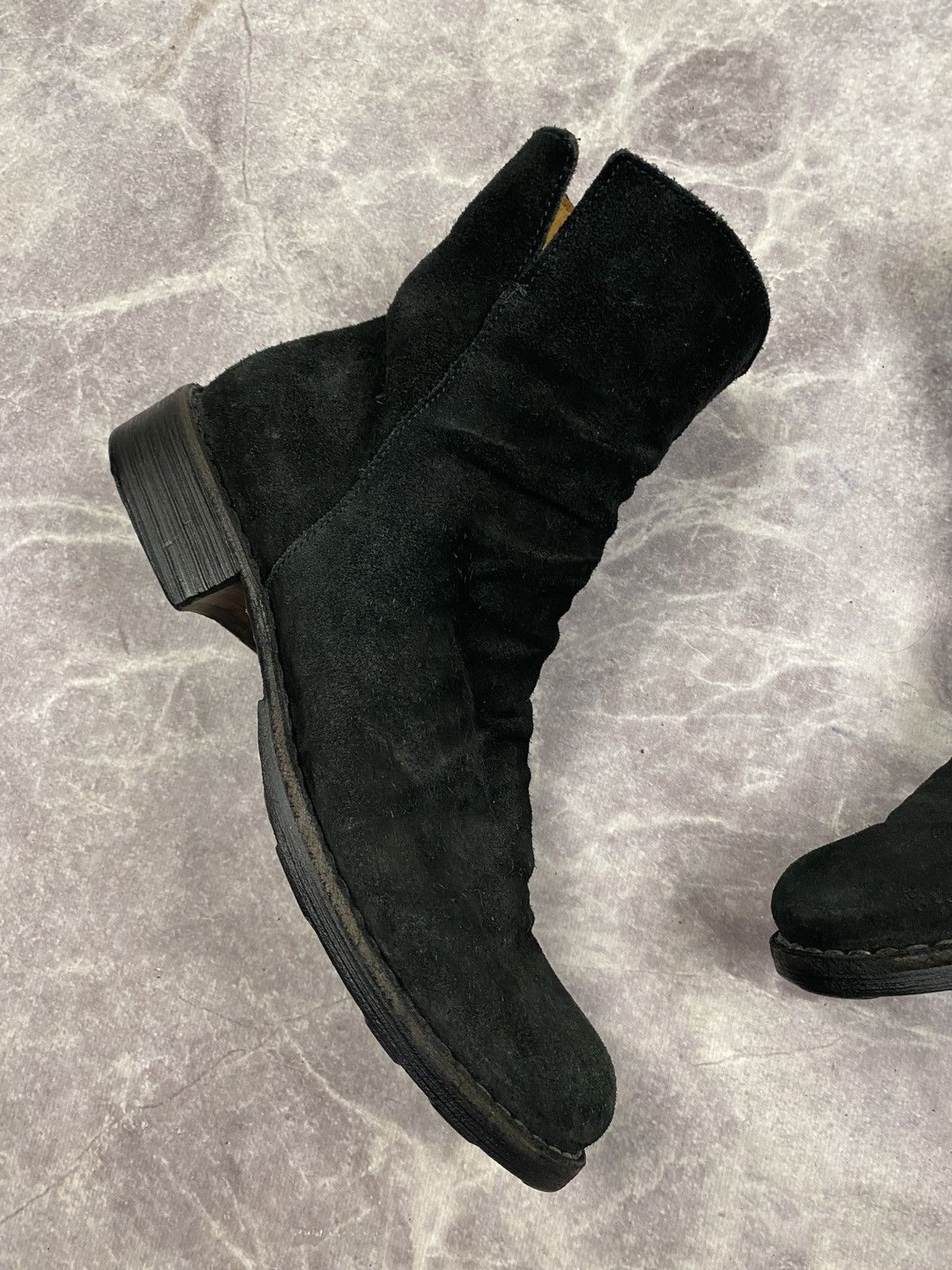 Fiorentini + Baker Fiorentini Baker Suede Biker Moto Wrinkles Boots Size: 37 Size US 7 / IT 37 - 2 Thumbnail