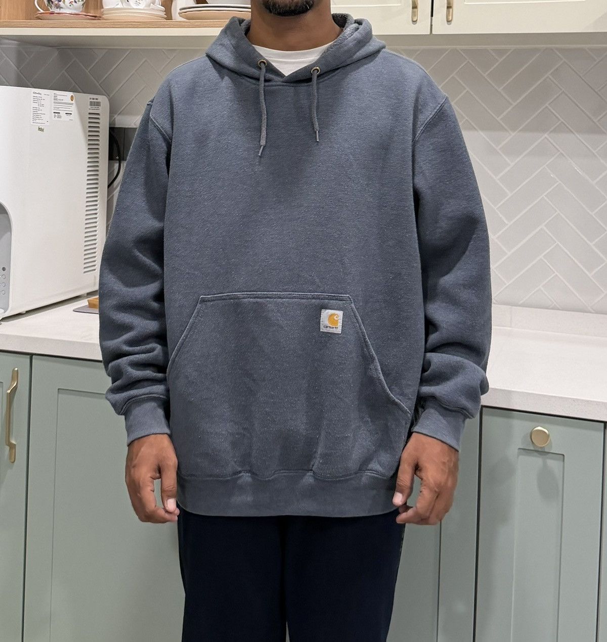 Carhartt Carhartt Men's Midweight Hooded Pullover Sweatshirt Size US L / EU 52-54 / 3 - 2 Thumbnail
