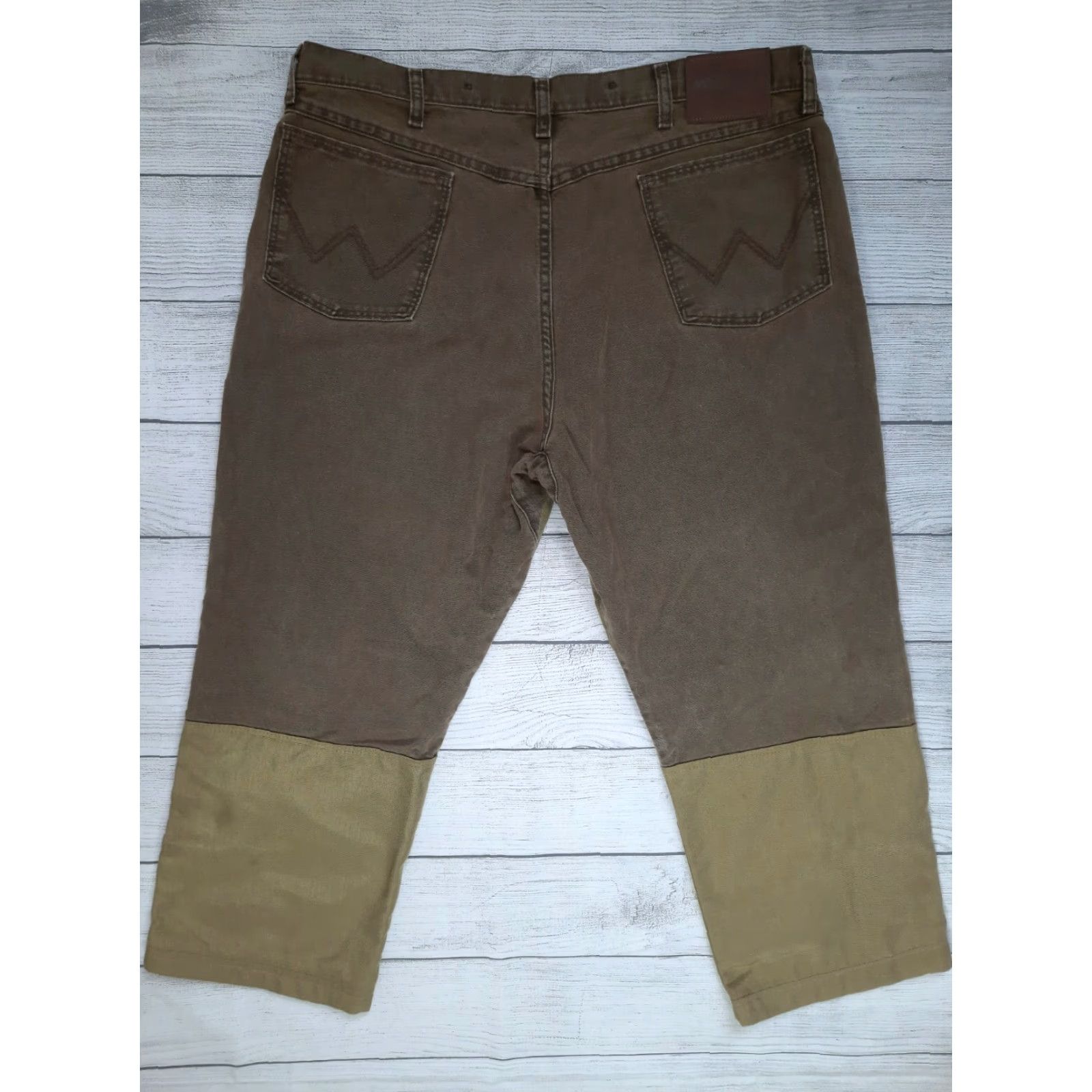 Wrangler VINTAGE Wrangler ProGear Double Knee Pants Workwear Carpenter 36 Khaki Mens Regular 26in Inseam Size US 36 / EU 52 - 5 Thumbnail