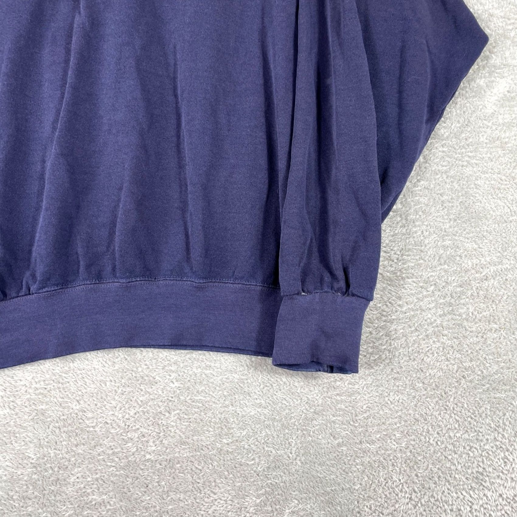 Vintage VINTAGE Cheetah Crewneck Sweatshirt Mens Blue Pullover Made USA 90s Blank Size US L / EU 52-54 / 3 - 4 Thumbnail