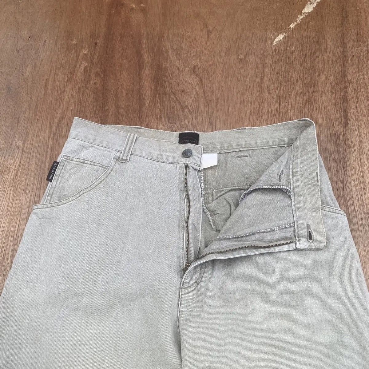 Japanese Brand BAGGY VINTAGE GRAP HITE TROUSERS SKATE GANG FADED PANTS Size US 30 / EU 46 - 7 Thumbnail