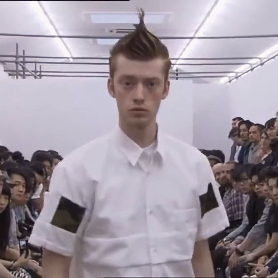 Comme des Garcons SHIRT |[ SS11 Comme Des Garcons SHIRT Runway Patchwork Shirt ]| Size US M / EU 48-50 / 2 - 6 Thumbnail