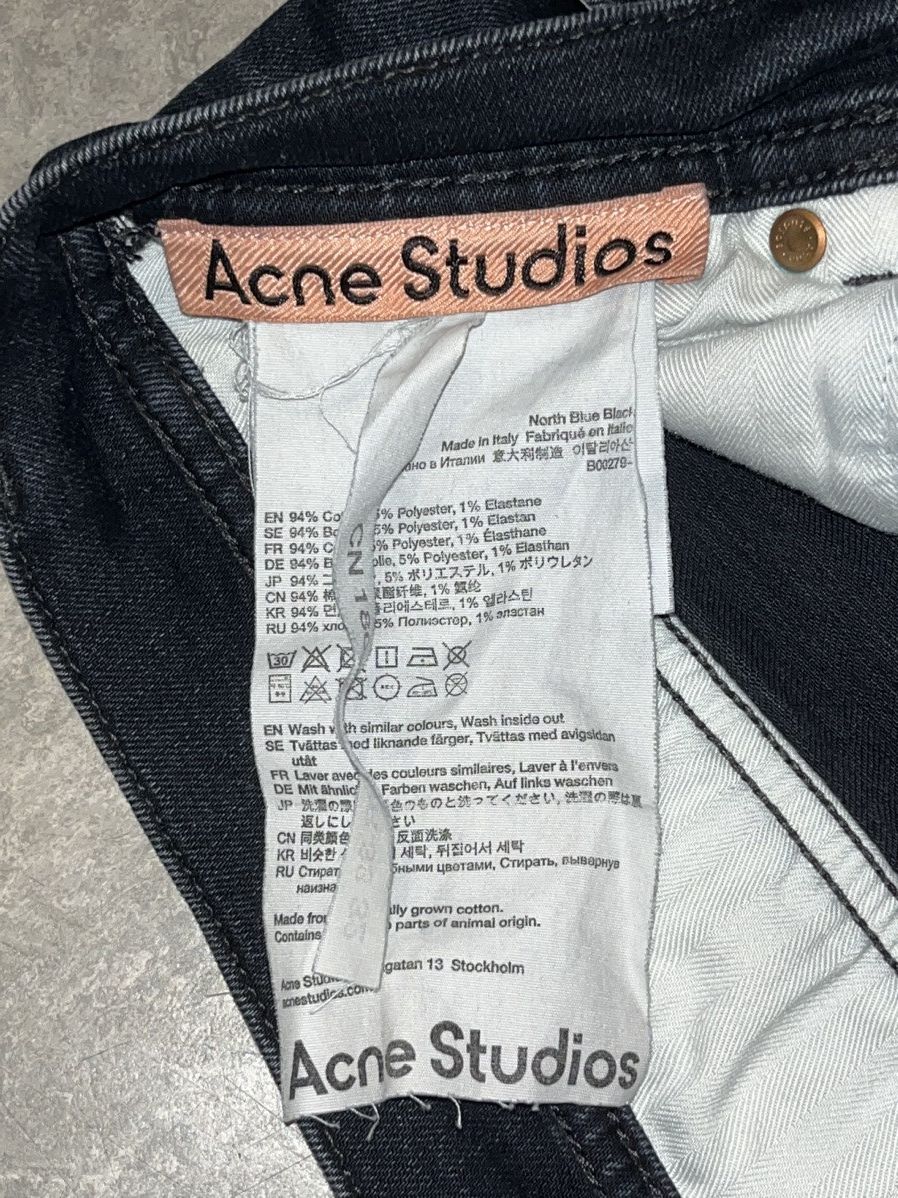 Acne Studios Acne Studios North Blue Black Jeans - Made in Italy Size US 32 / EU 48 - 4 Thumbnail