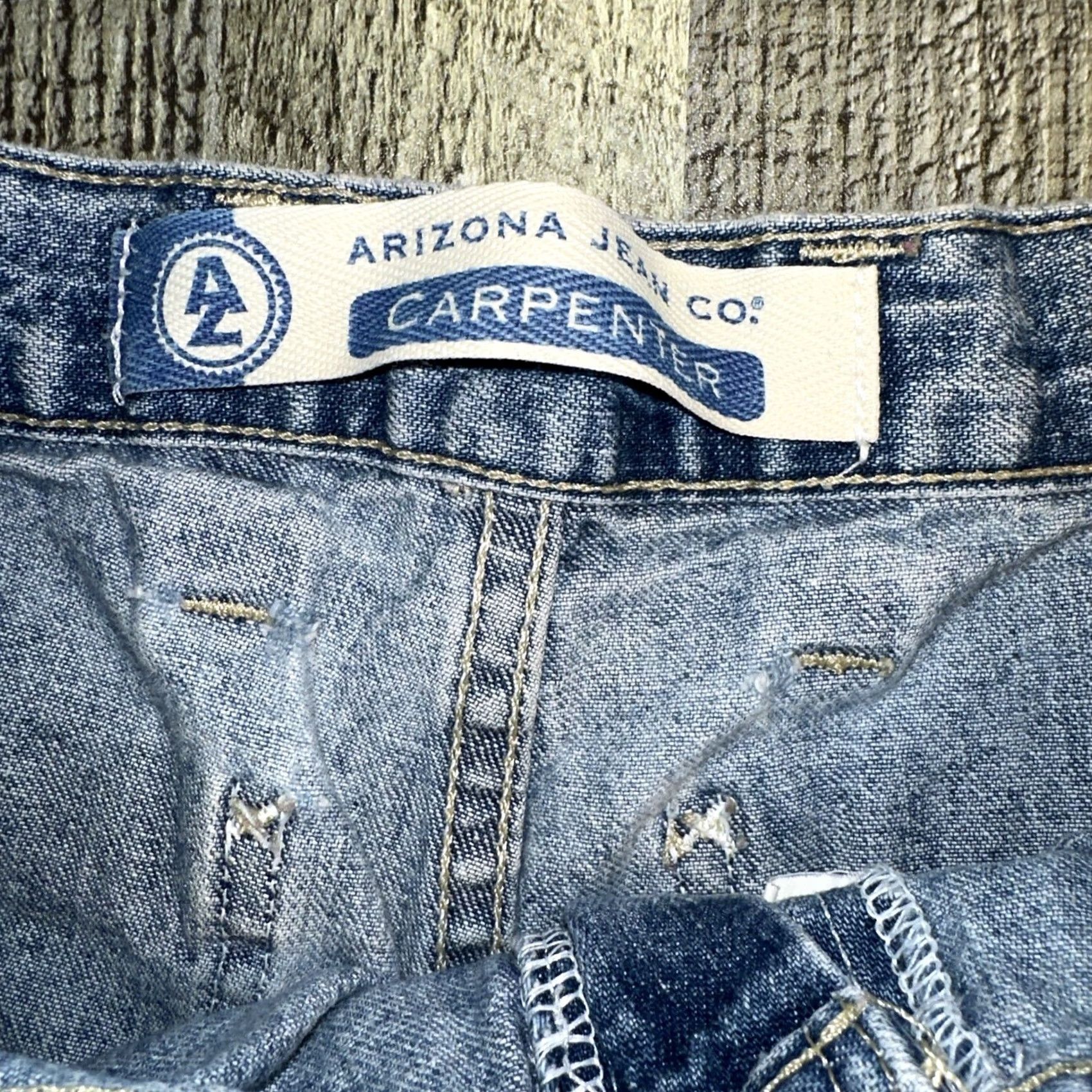 Vintage VINTAGE Arizona Jeans Carpenter Shorts Men 34 Blue 90s Size US 34 / EU 50 - 2 Thumbnail