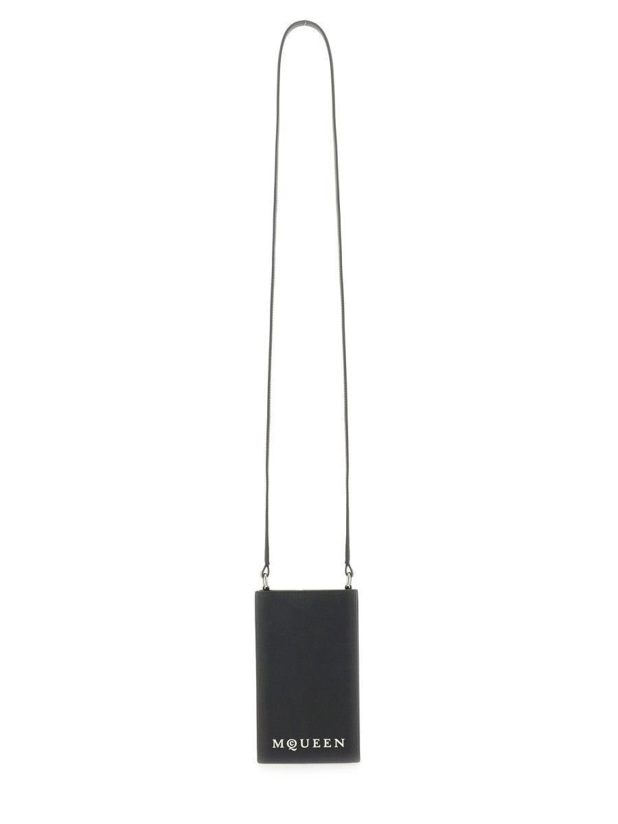 Alexander Mcqueen Smartphone Bag - Black, Men's