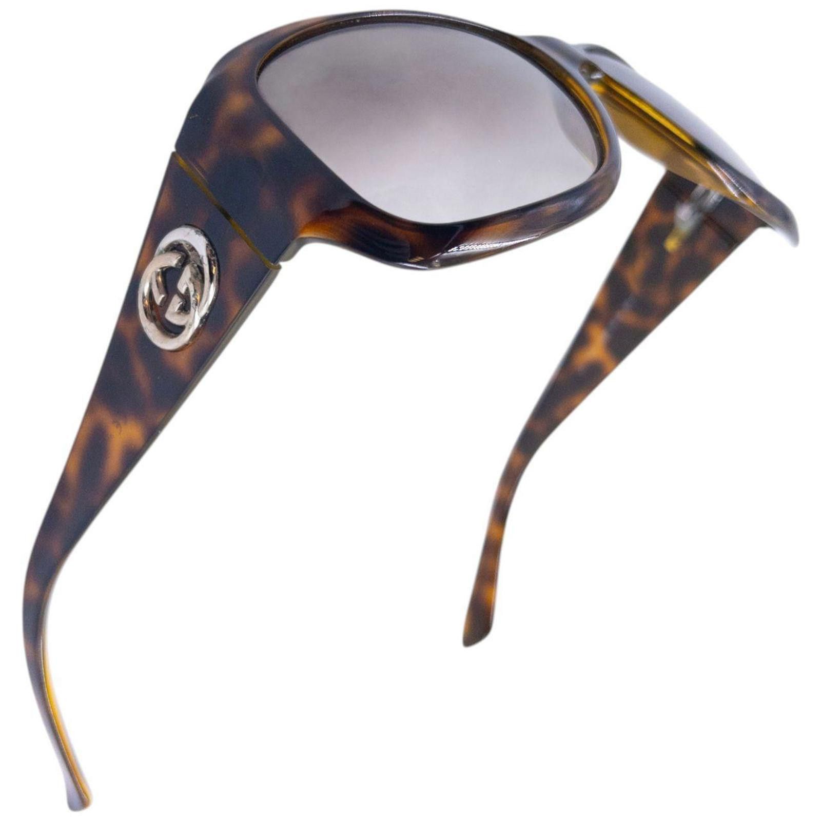 Gucci Vintage Gucci Tortoise Shell Sunglasses Size ONE SIZE - 7 Thumbnail