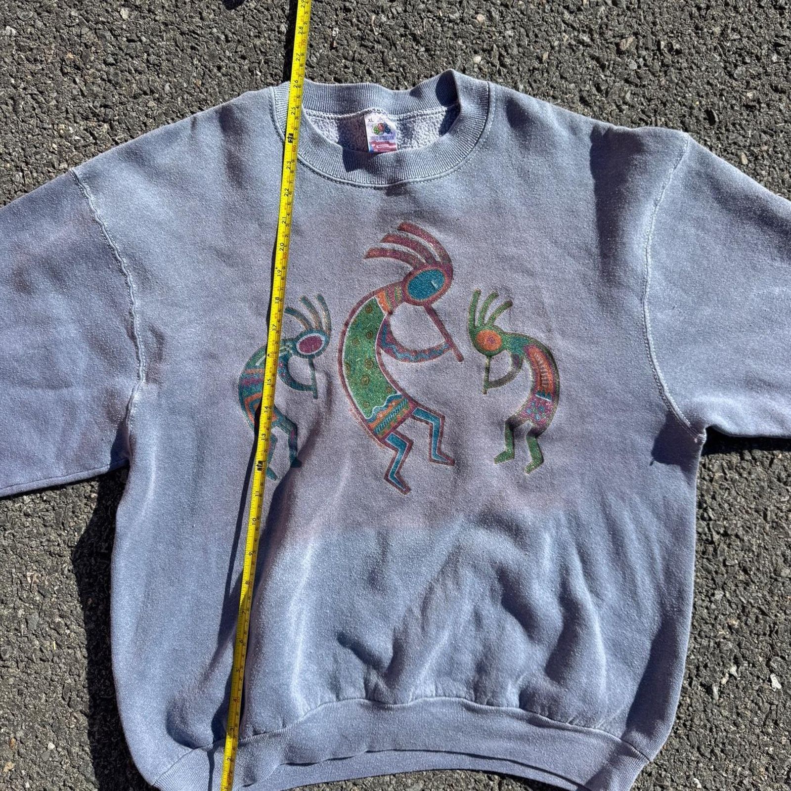 Fruit Of The Loom Vintage Native American Art Crewneck – Size XL Size US XL / EU 56 / 4 - 5 Thumbnail