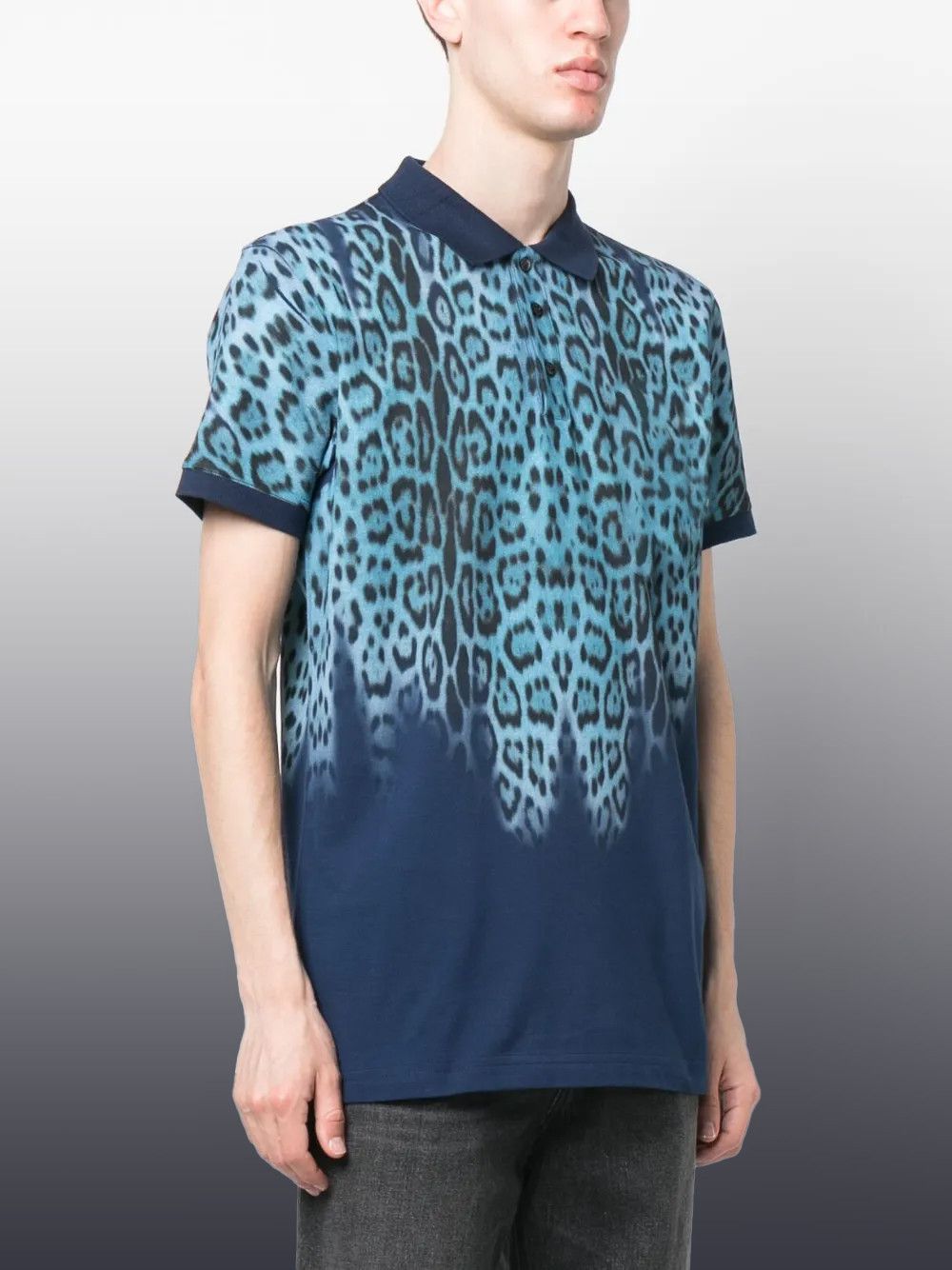 Other Leopard-Print Cotton Polo Shirt – Men's Short Sleeve Polo Size US L / EU 52-54 / 3 - 1 Thumbnail