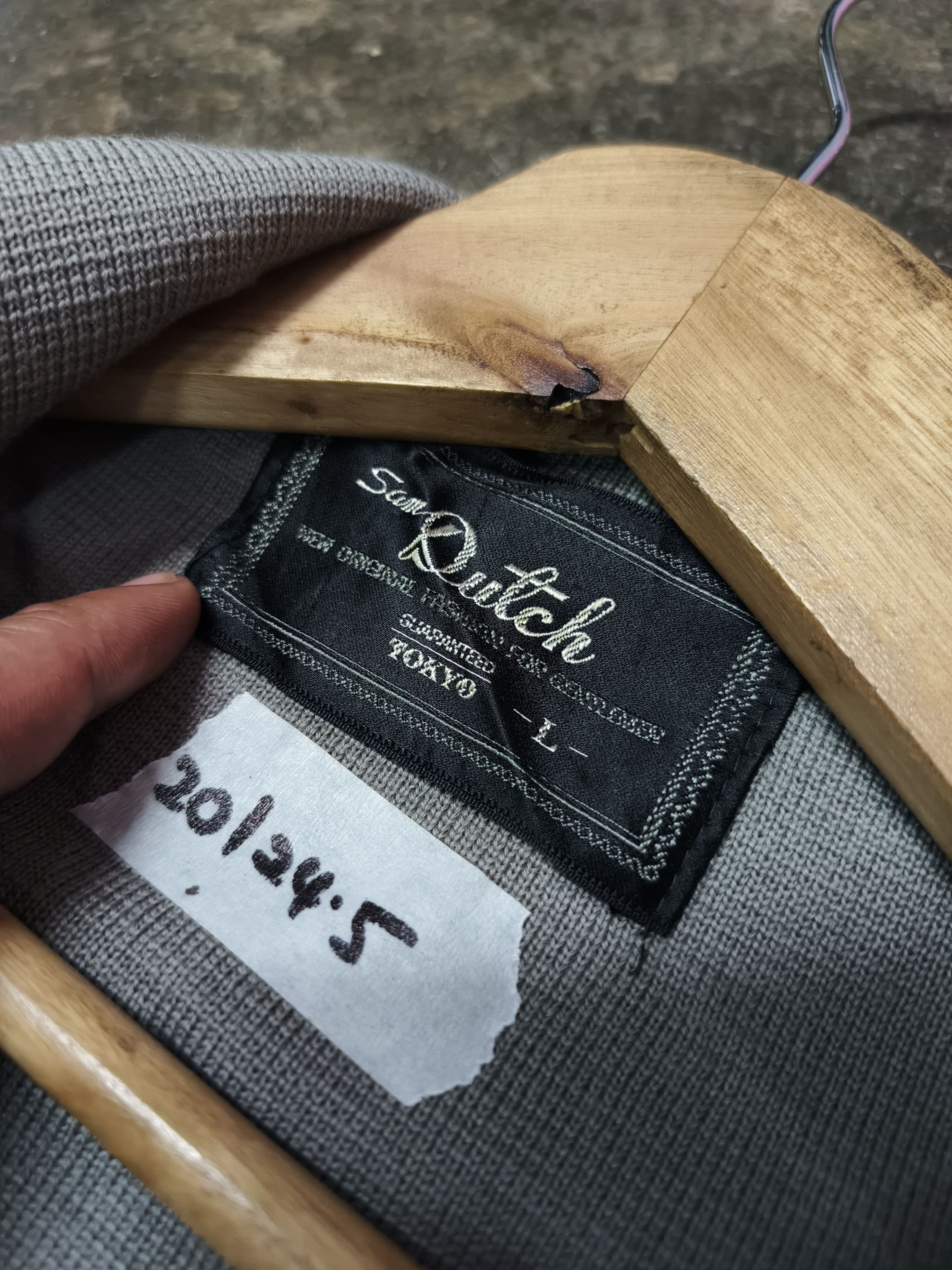 San Dutch Guaranteed Tokyo Classic Retro Knit Jacket Leather