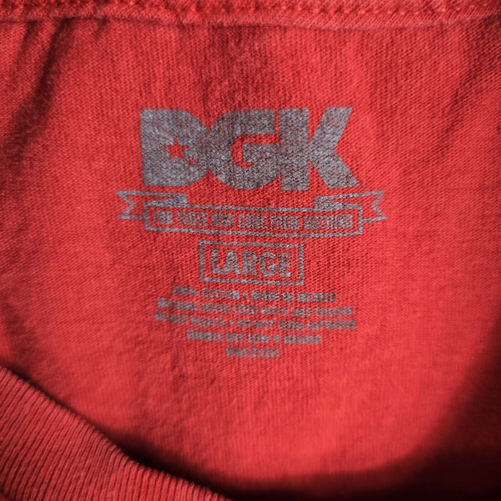DGK DGK Shirt Men’s Large Red Mike Tyson Undisputed Size US L / EU 52-54 / 3 - 8 Thumbnail