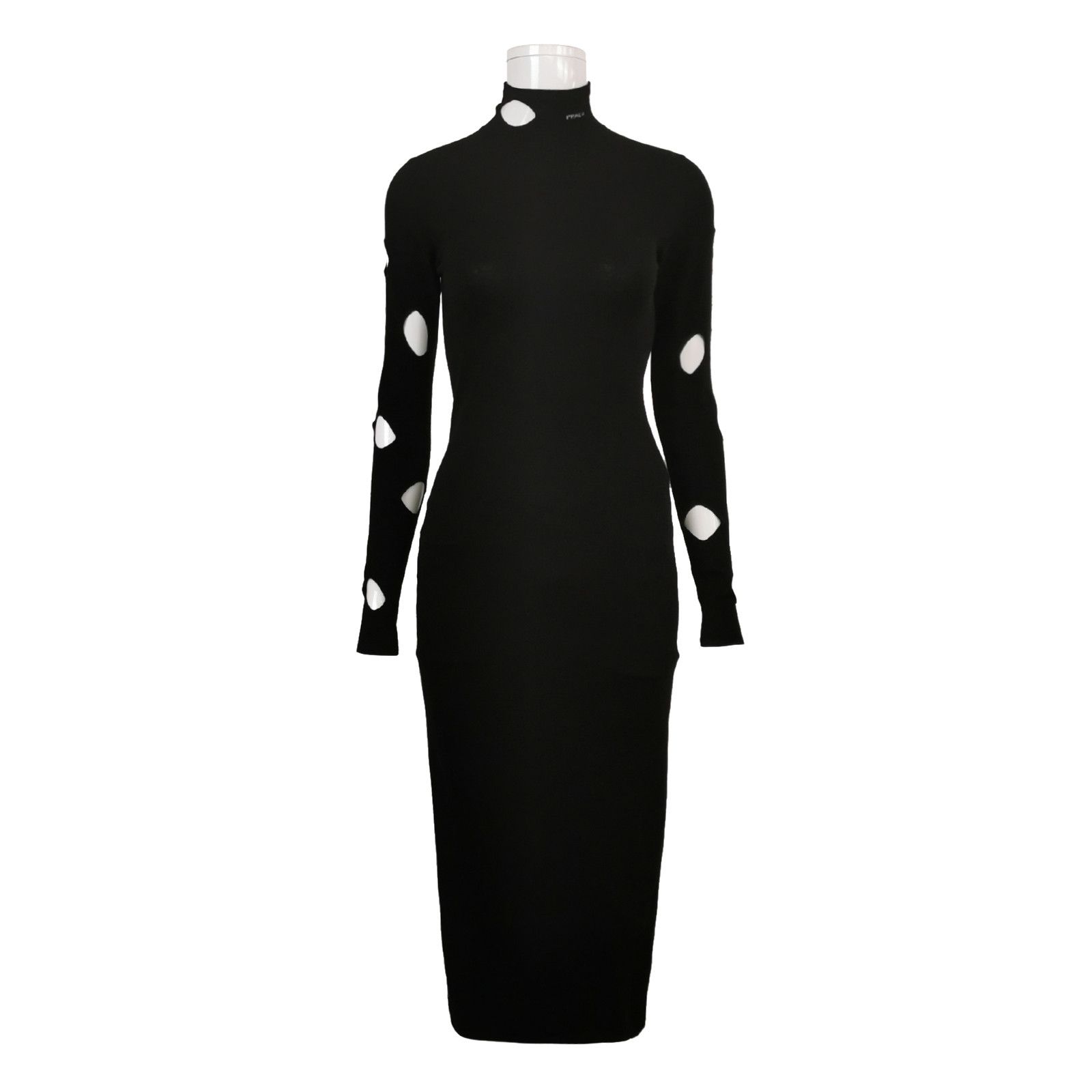Prada Prada Logo Cutout Midi Dress Size IT 38 Size XS / US 0-2 / IT 36-38 - 1 Thumbnail