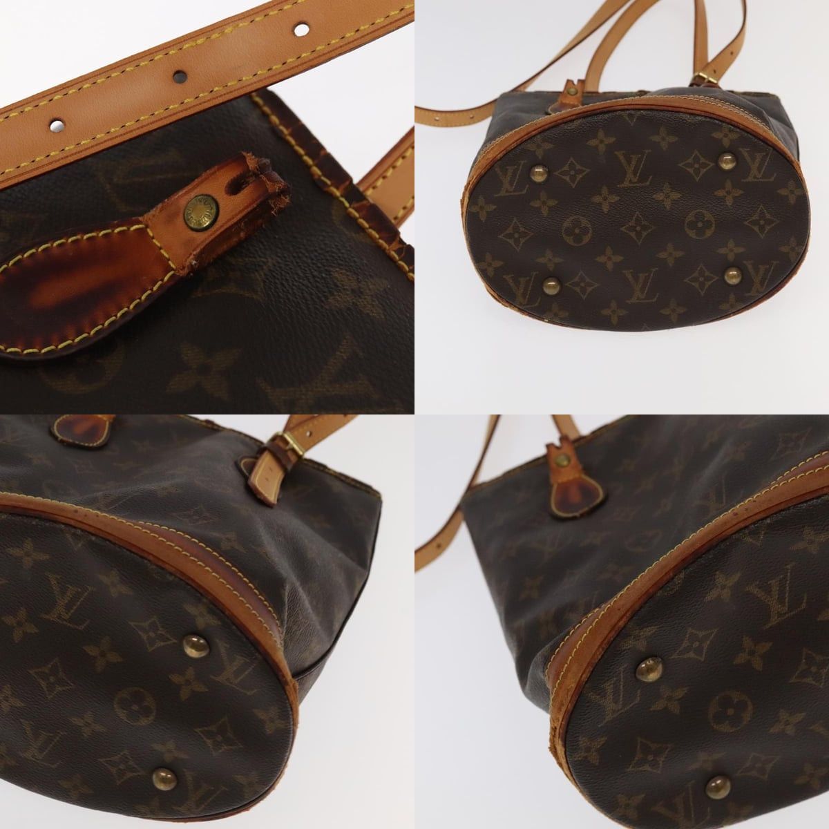 Louis Vuitton LOUIS VUITTON Monogram Bucket PM Shoulder Bag M42238 Size ONE SIZE - 10 Thumbnail