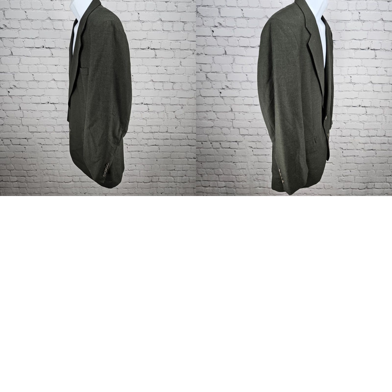 Jos. A. Bank Jos A Bank Green 100% Wool Blazer Sport Coat 42S 2 Button Business Express Size 42R - 10 Thumbnail