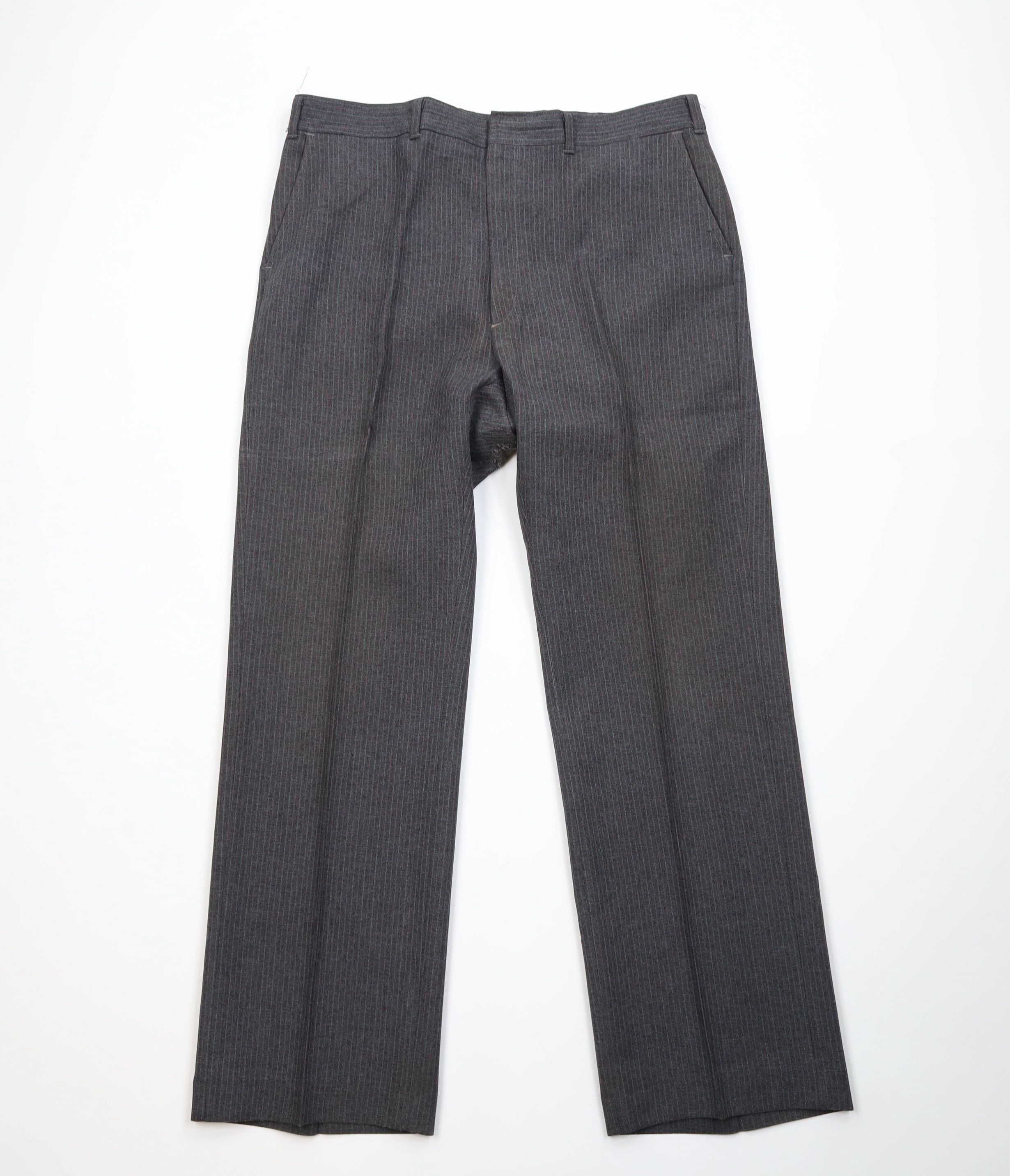 Vintage Vintage 90s Streetwear Distressed 2 Piece Suit Wedding Size 44R - 15 Thumbnail