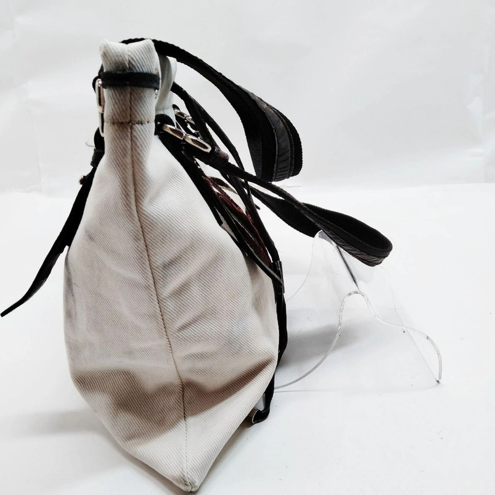 Yves Saint Laurent Yves Saint Laurent YSL Brown Cream Kahala Tote Messenger Bag Size ONE SIZE - 8 Thumbnail