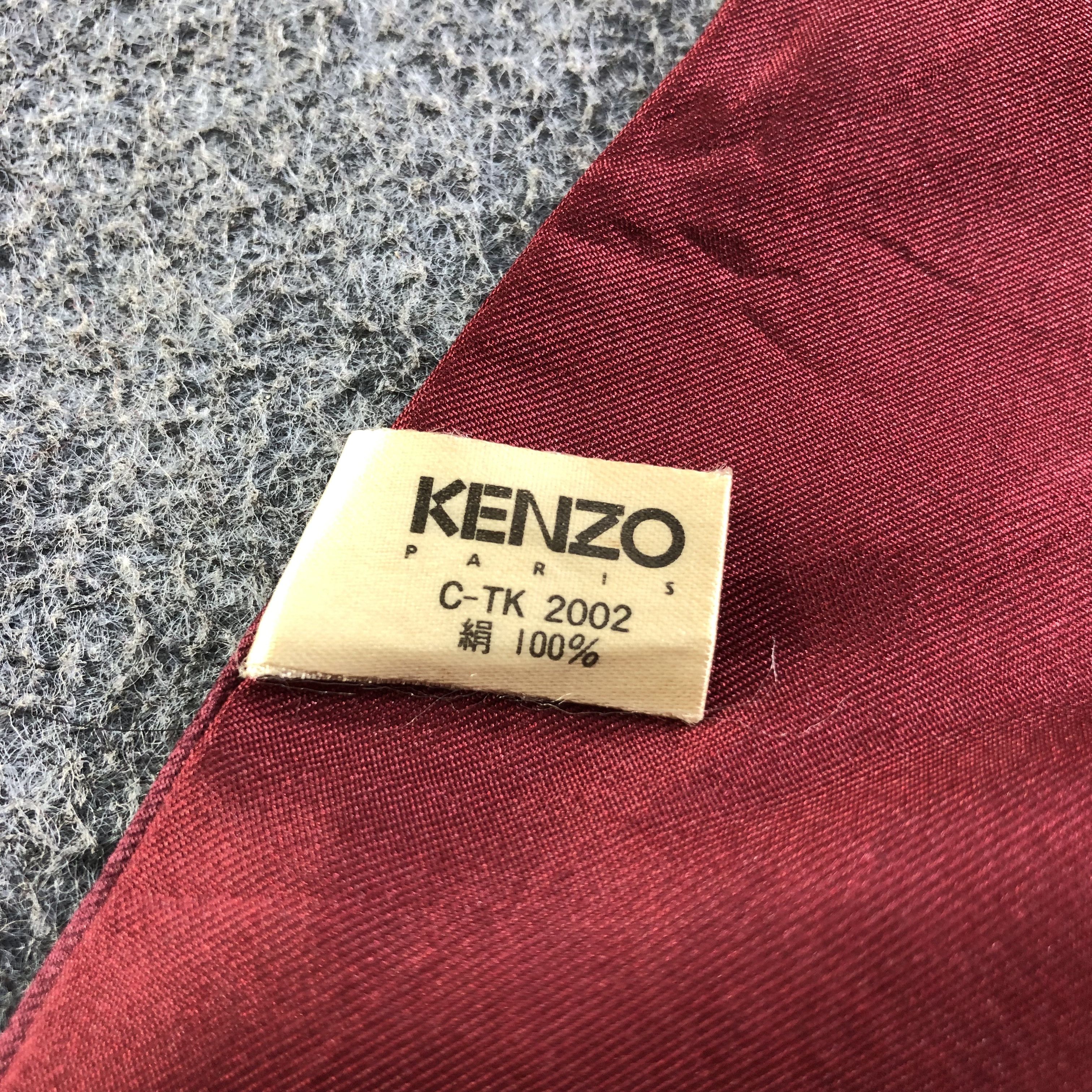 Kenzo Kenzo Silk Stole Scarf Muffler V2009 Size ONE SIZE - 6 Thumbnail