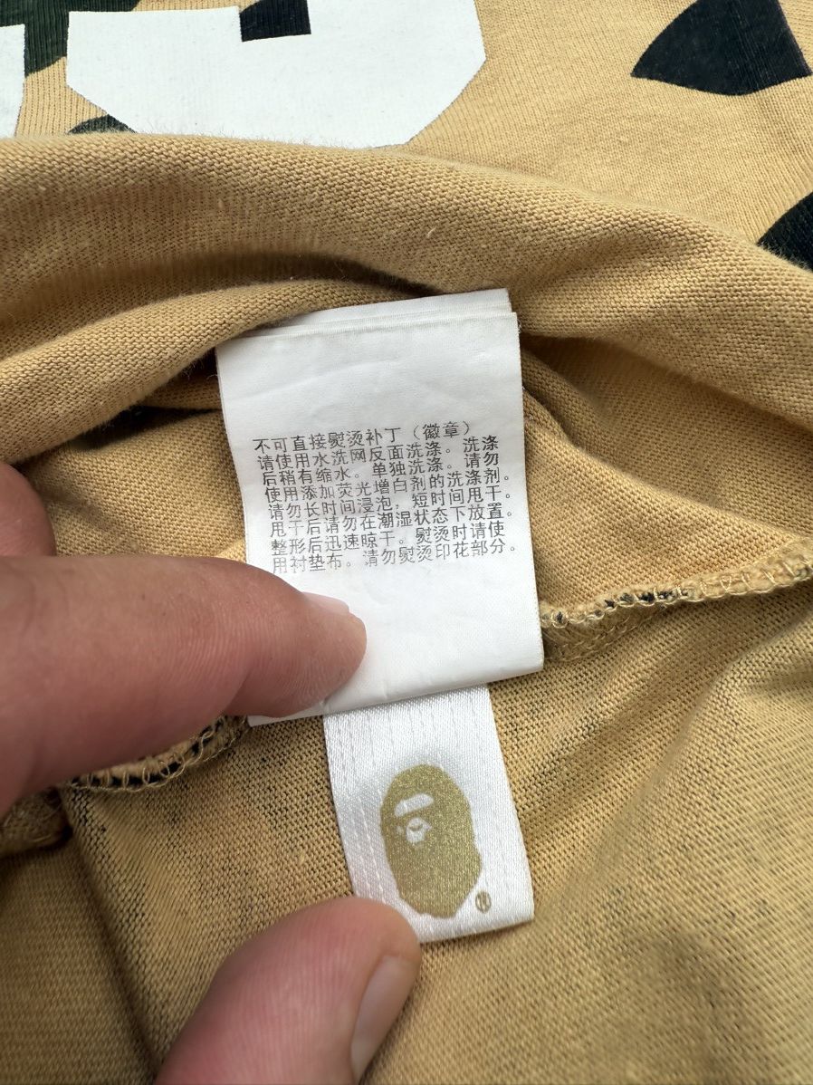 Vintage 90’s BAPE BATHING APE APES STRONGER RARE MULTI LOGO TSHIRT Size US M / EU 48-50 / 2 - 17 Thumbnail