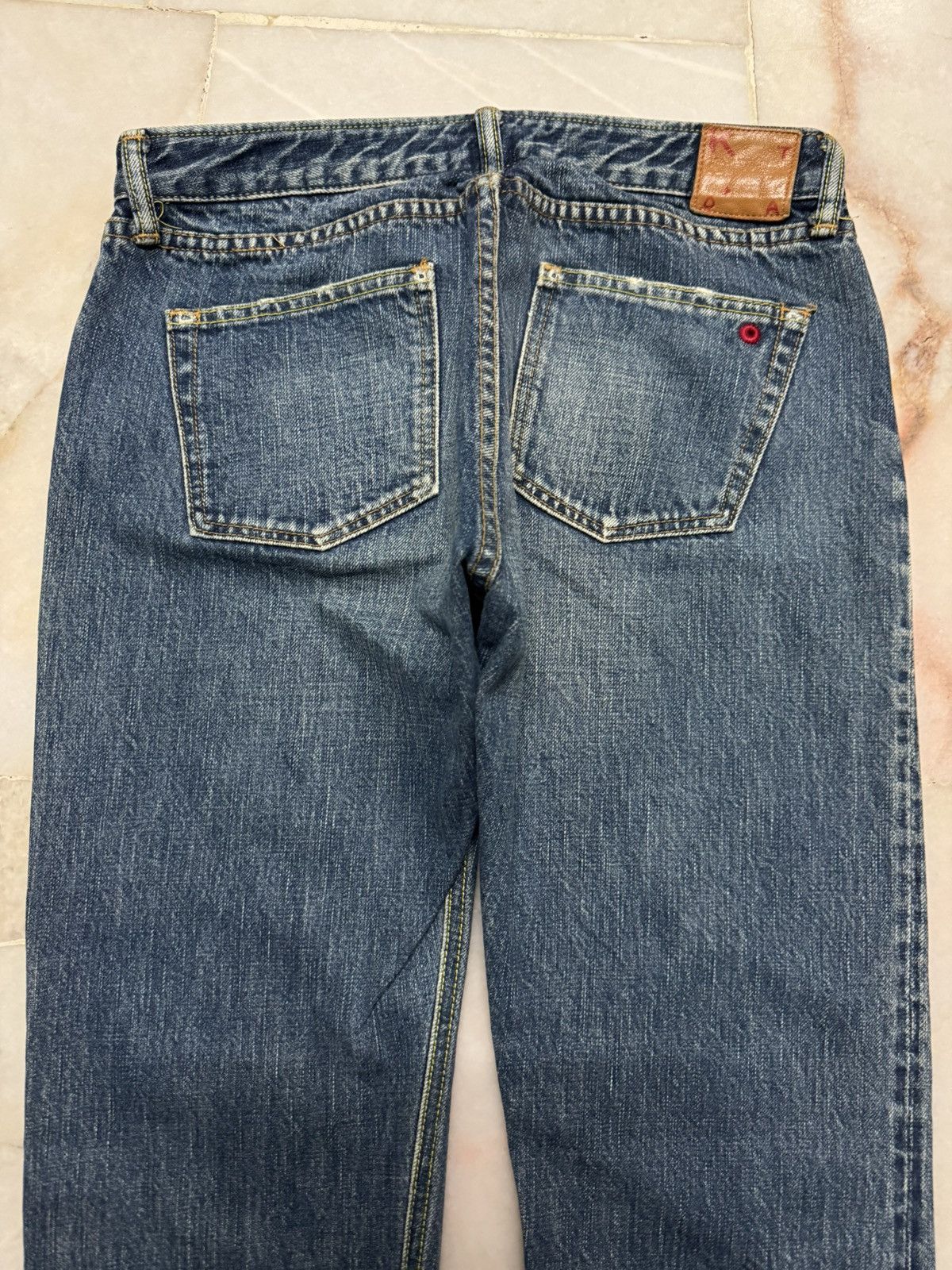 Japanese Brand 💥MADE IN JAPAN💥KALOTOOL PROJECT SELVEDGE REDLINE MUDWASH Size US 28 / EU 44 - 10 Thumbnail