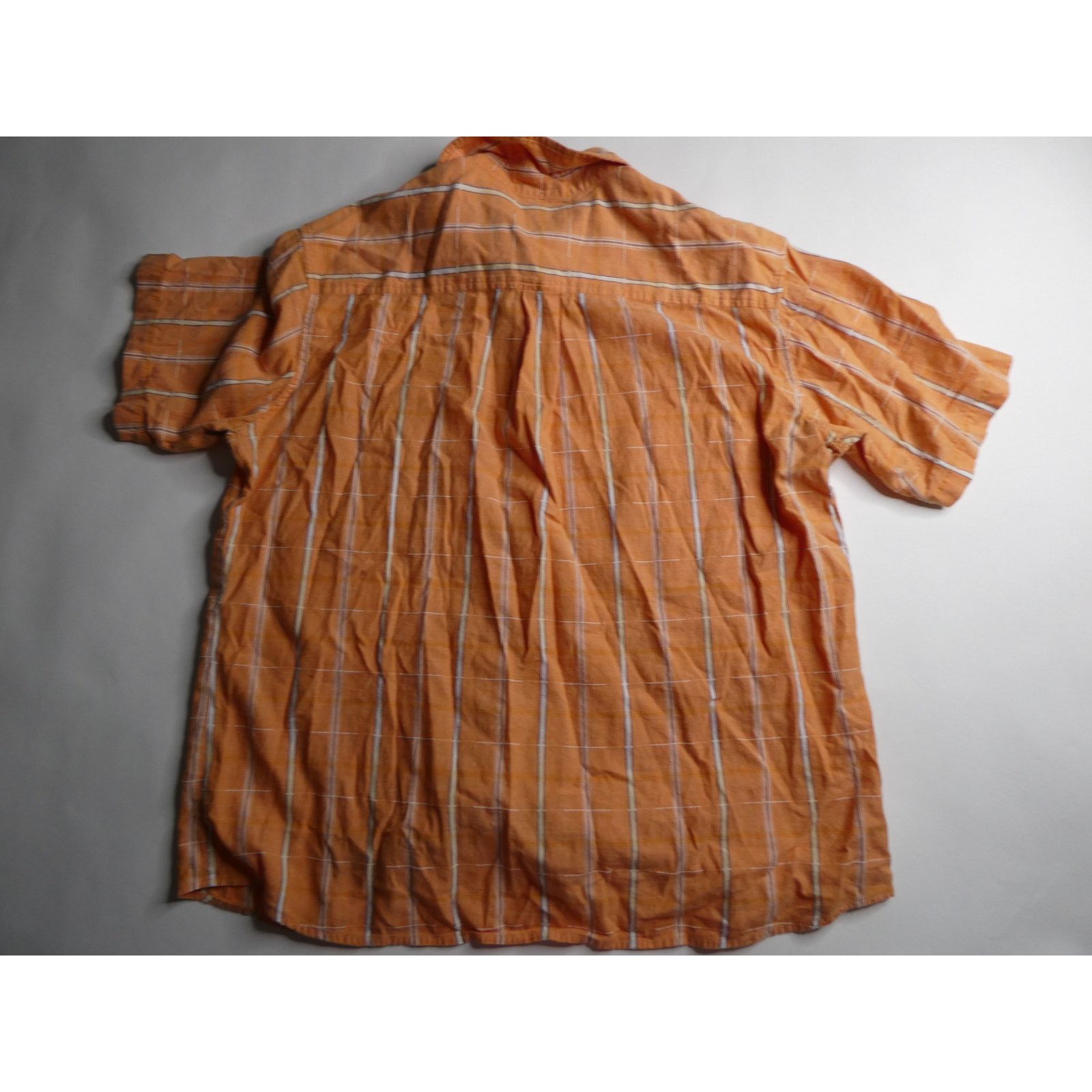 Woolrich Woolen Mills Woolrich short sleeve button down shirt, orange, XL Size US XL / EU 56 / 4 - 2 Thumbnail