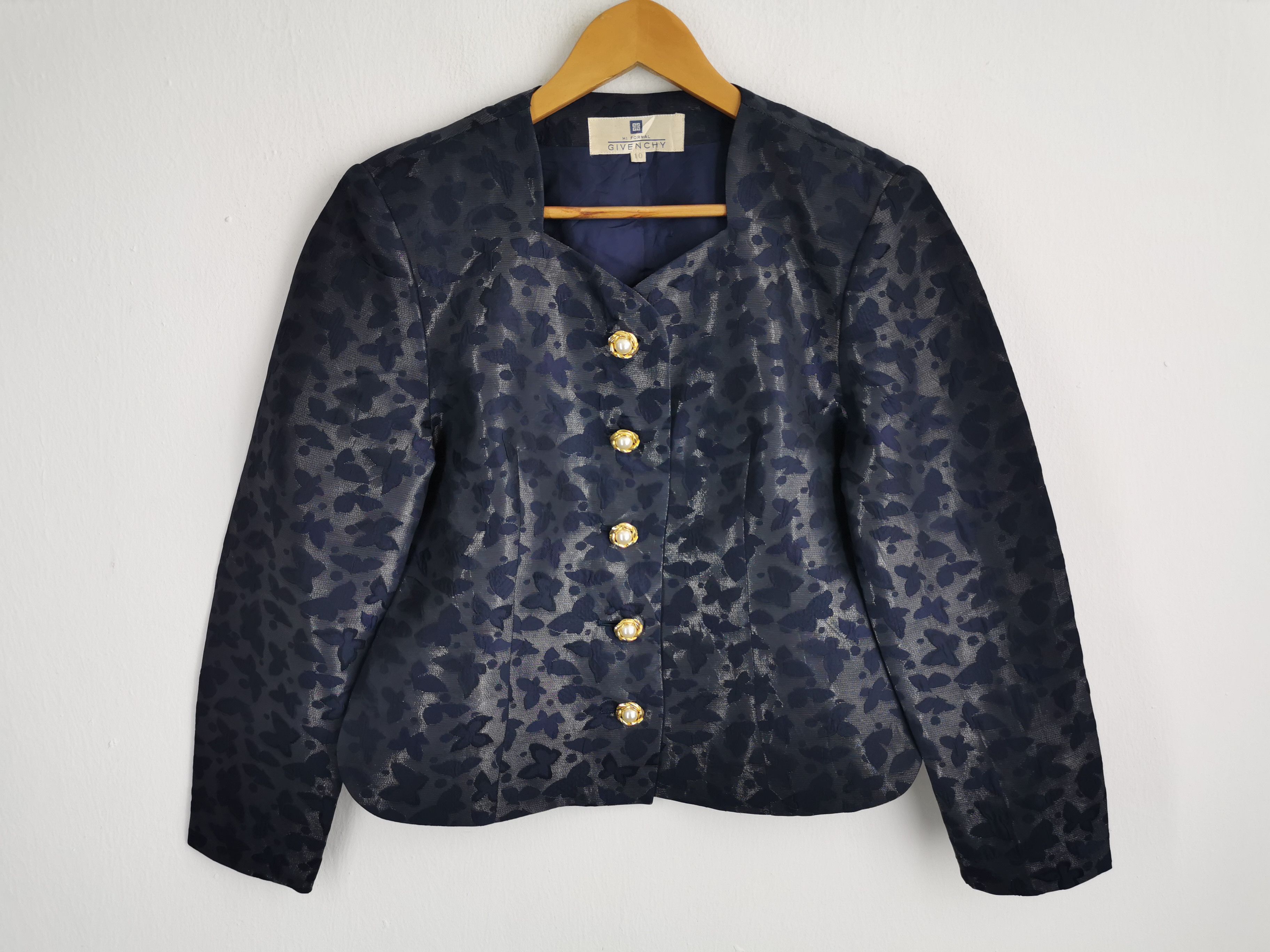 Givenchy Vintage 90s Size 10 Givenchy Floral Women Blouses Size S / US 4 / IT 40 - 1 Thumbnail