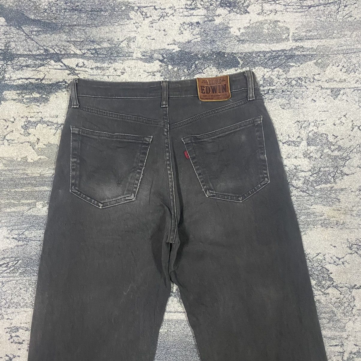 Vintage Vintage Japanese Edwin 503 13oz Faded Black Flex Denim Jeans Size US 29 - 8 Thumbnail