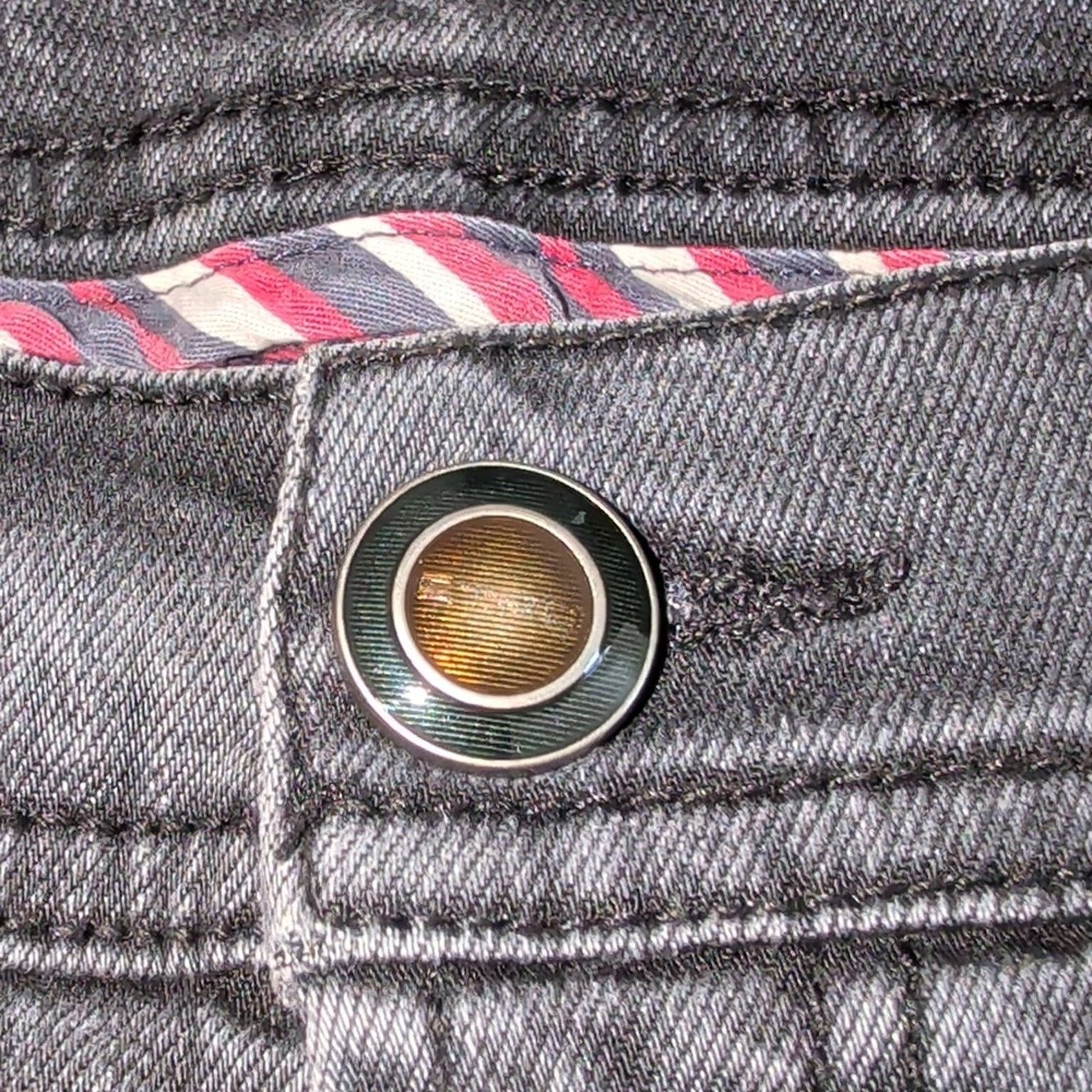 Etro Etro Gray Jeans with Intricate Embroidery Men's Size 34 Size US 34 / EU 50 - 4 Thumbnail